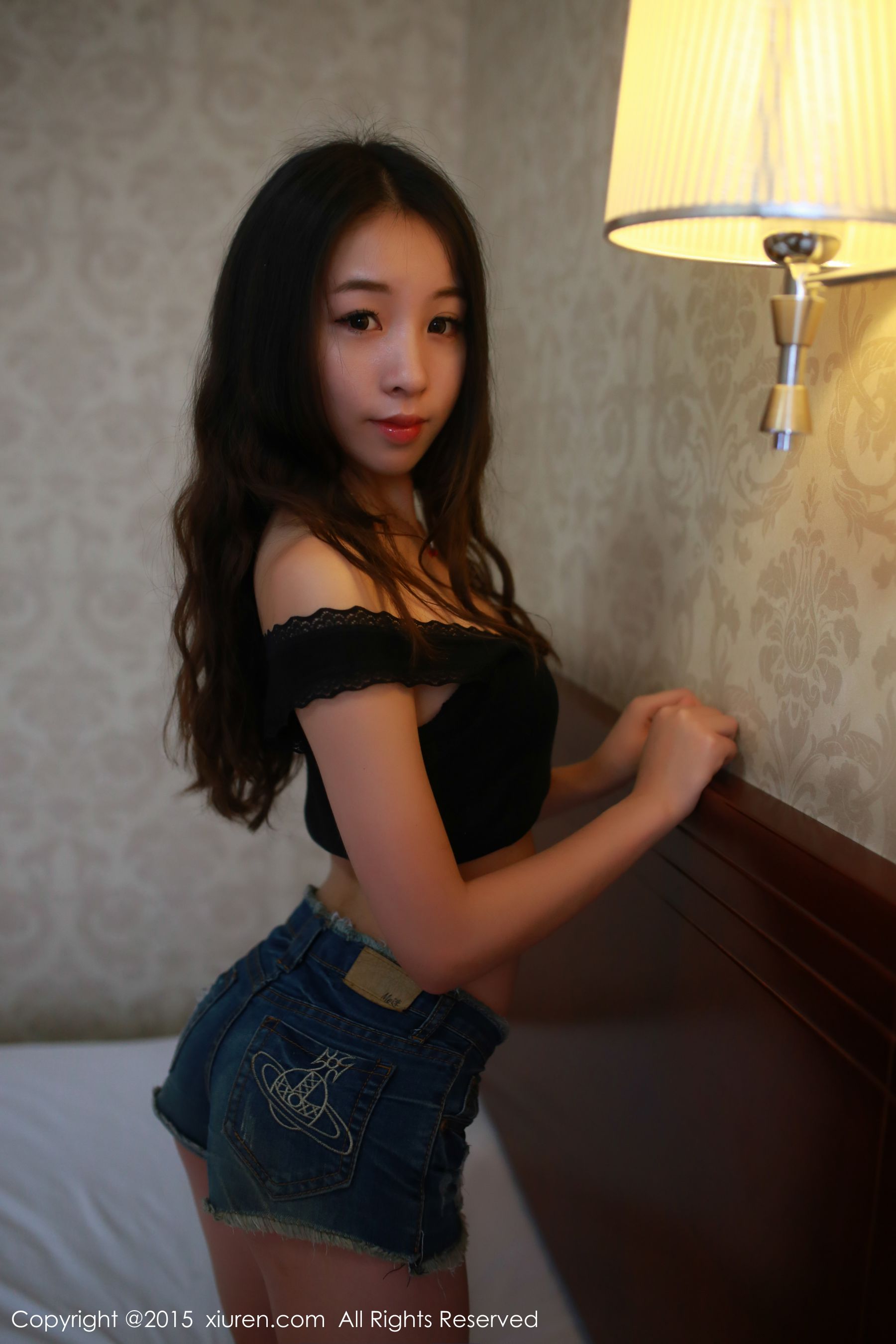 梓萱Crystal《连衣裙+热裤+网袜制服》  No.347-图23