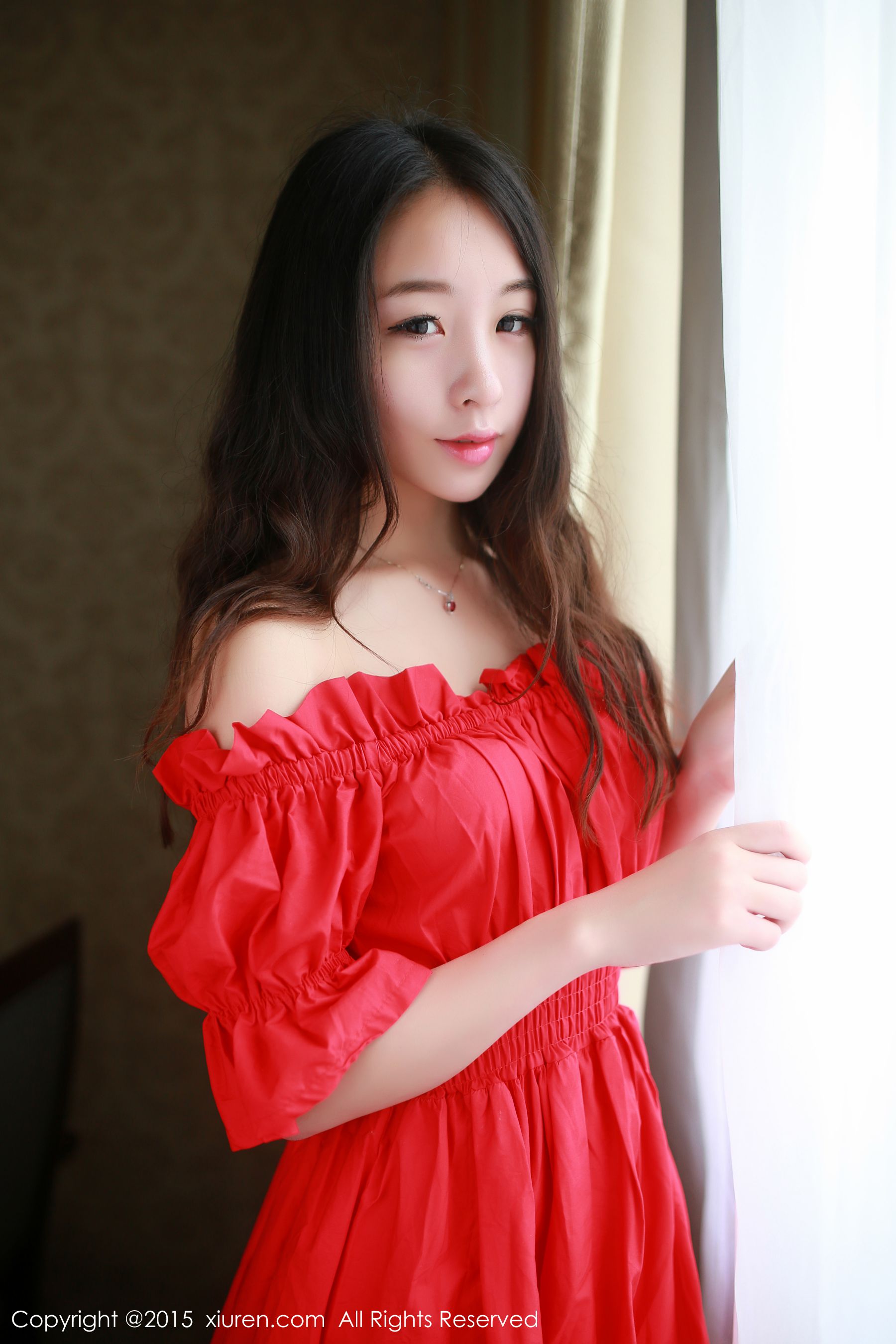 梓萱Crystal《连衣裙+热裤+网袜制服》  No.347-图3