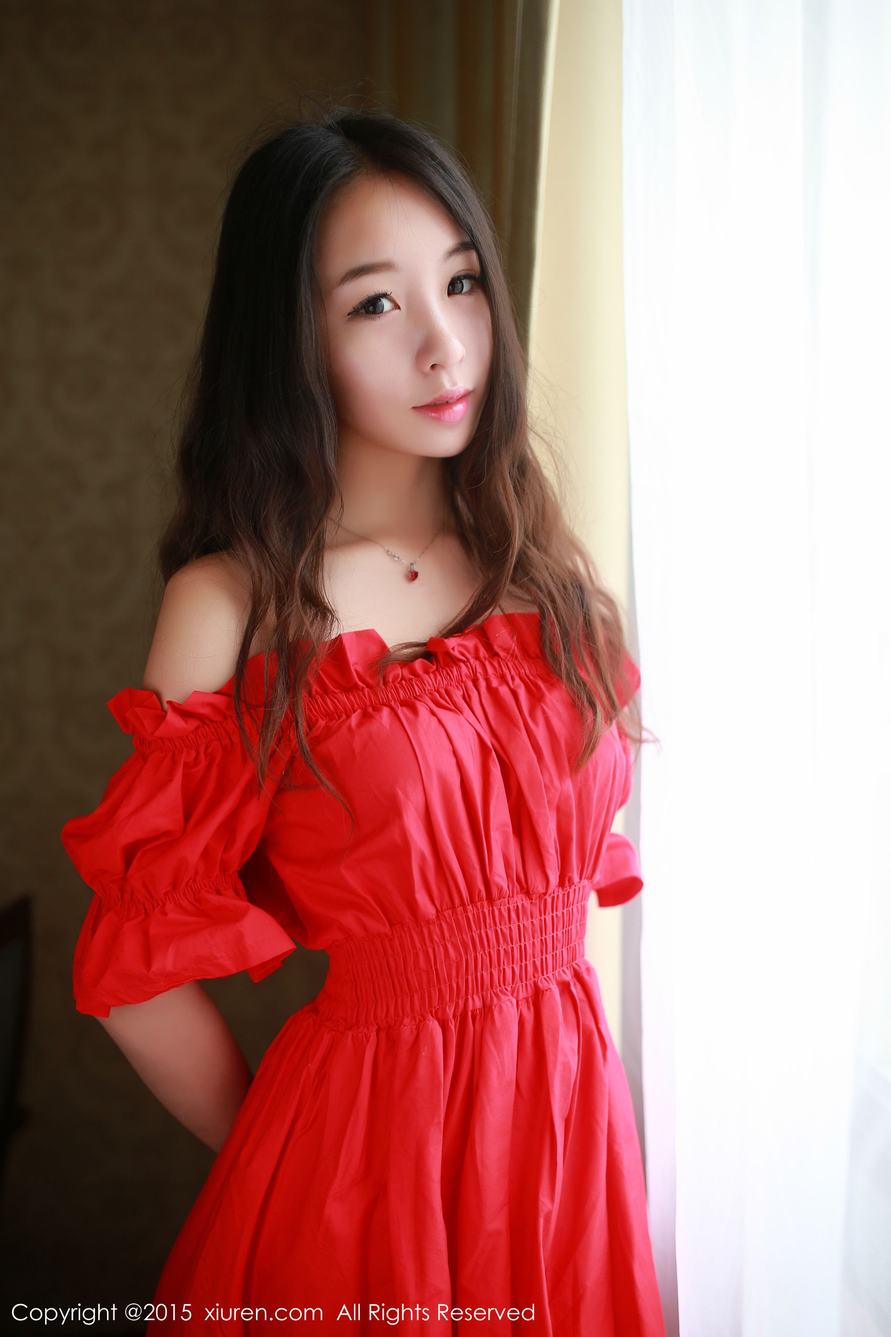 梓萱Crystal《连衣裙+热裤+网袜制服》  No.347-图4