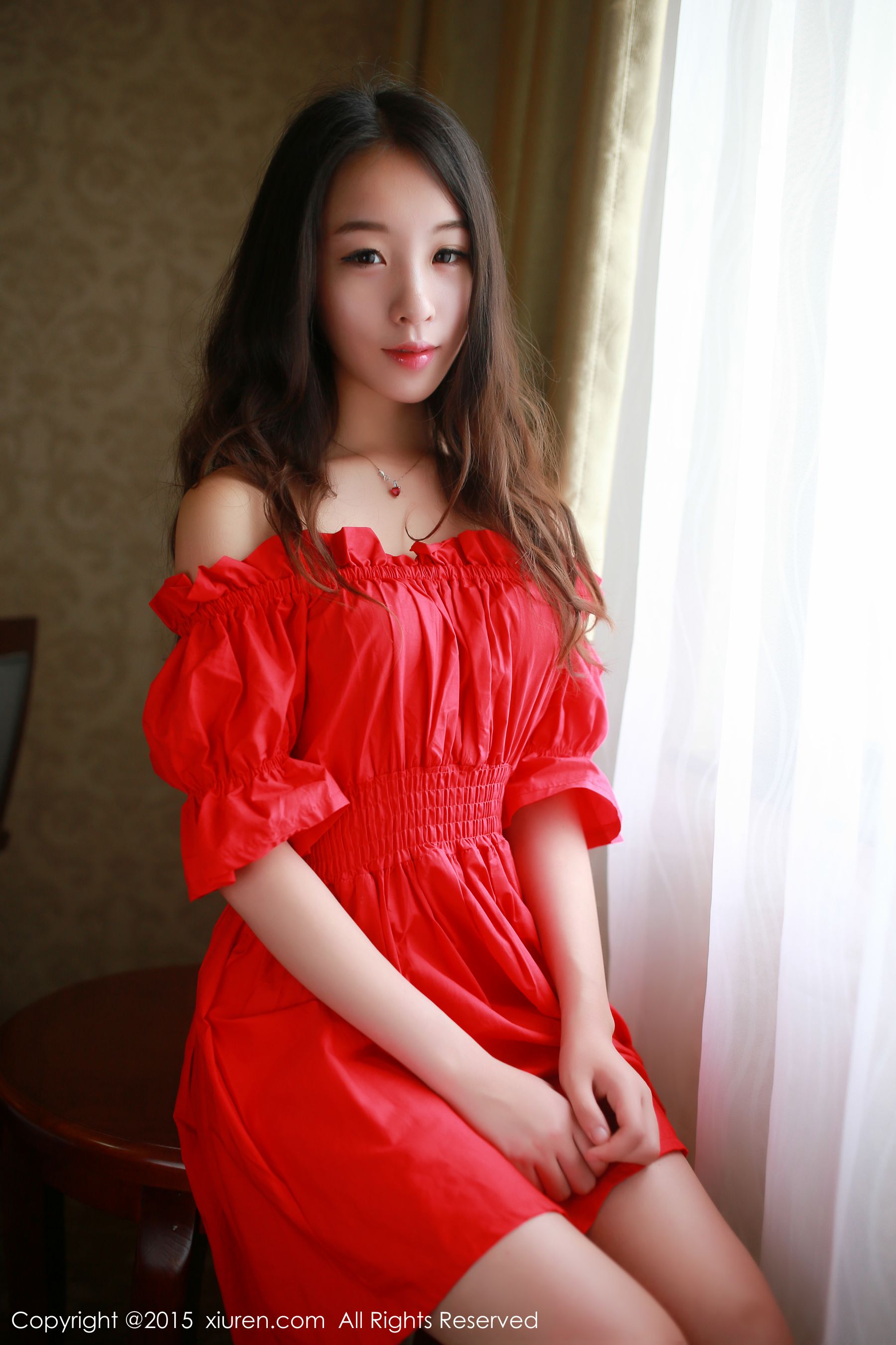 梓萱Crystal《连衣裙+热裤+网袜制服》  No.347-图5