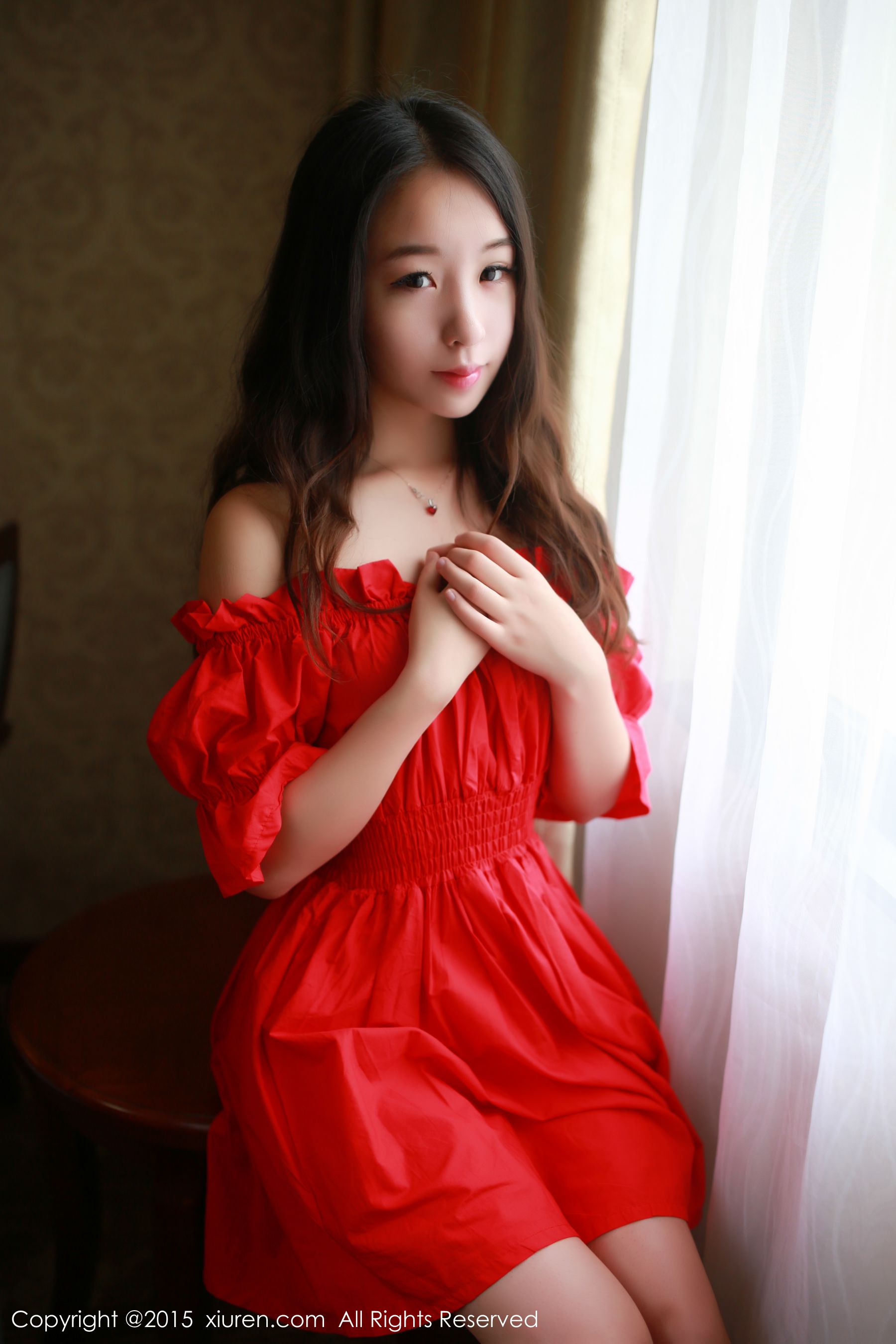 梓萱Crystal《连衣裙+热裤+网袜制服》  No.347-图7