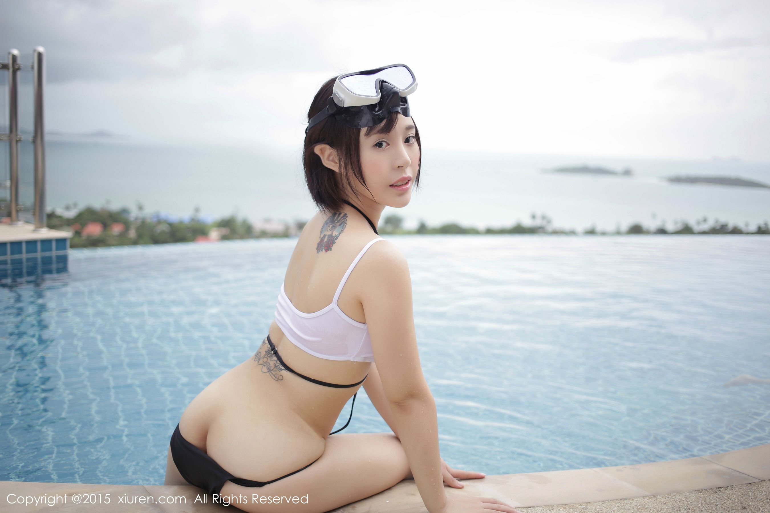 Evelyn艾莉《苏梅旅拍》2套比基尼  No.434-图51