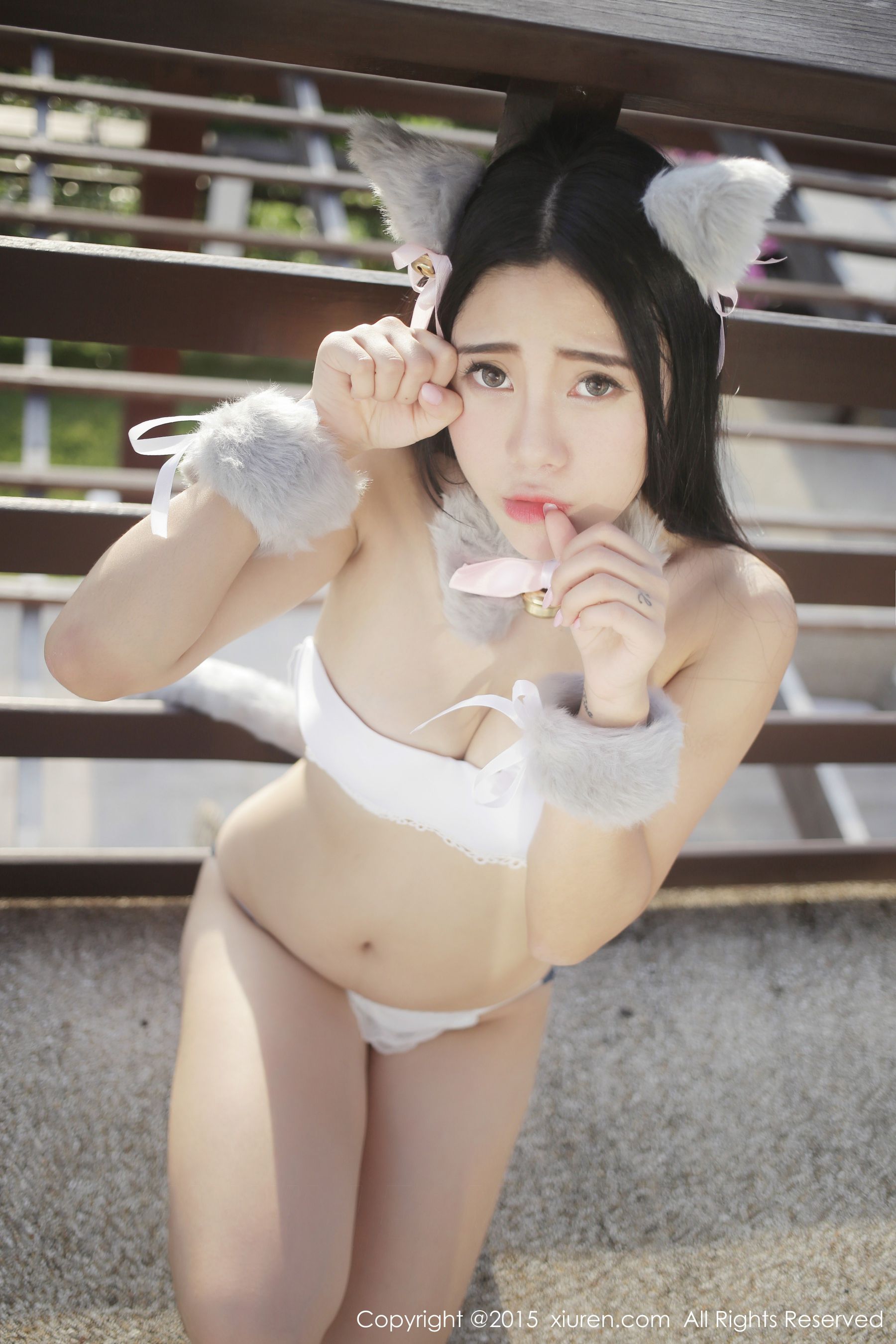 兜豆靓Youlina《苏梅旅拍》比基尼+COS猫女  No.445-图22