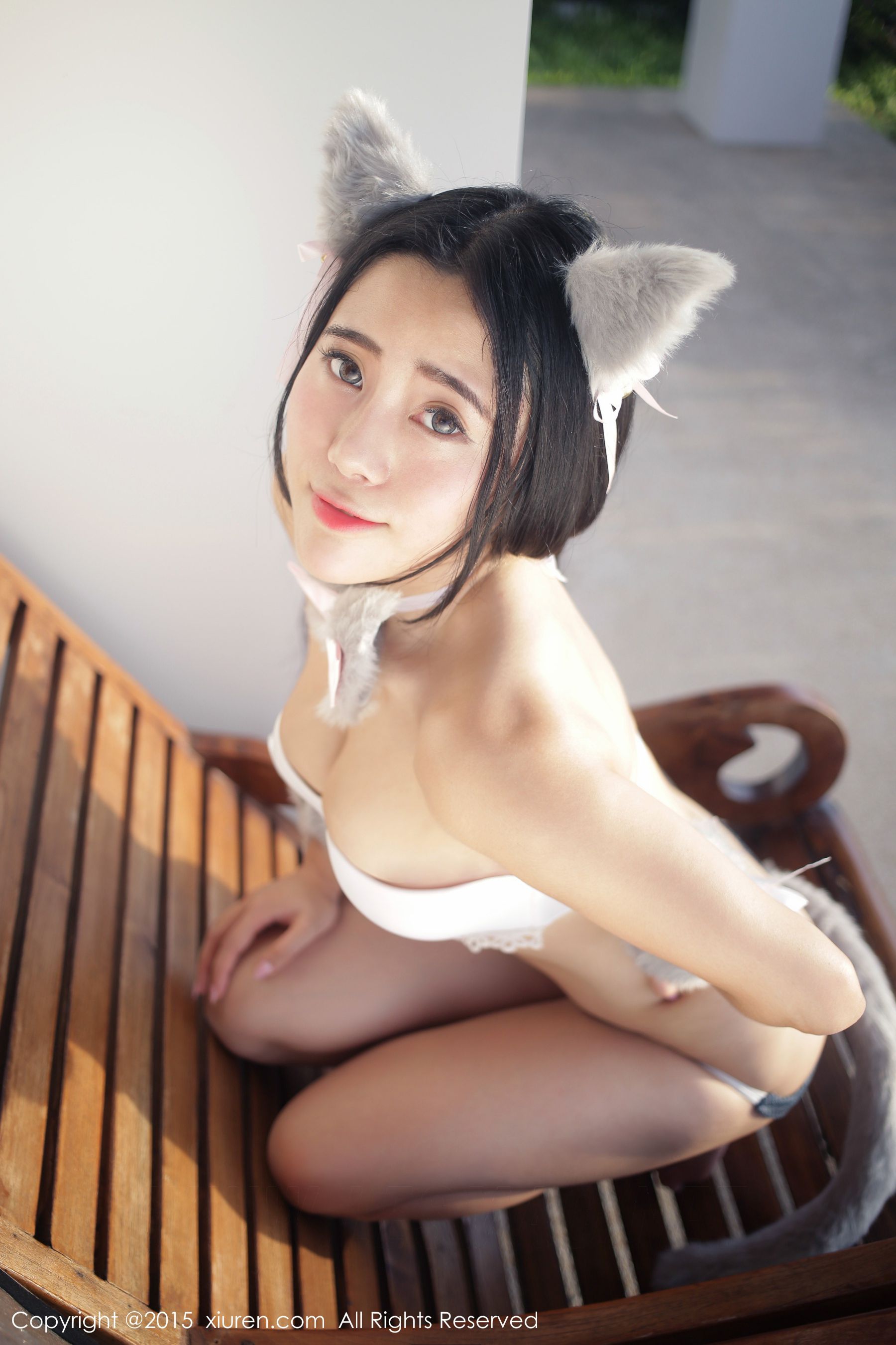 兜豆靓Youlina《苏梅旅拍》比基尼+COS猫女  No.445-图28