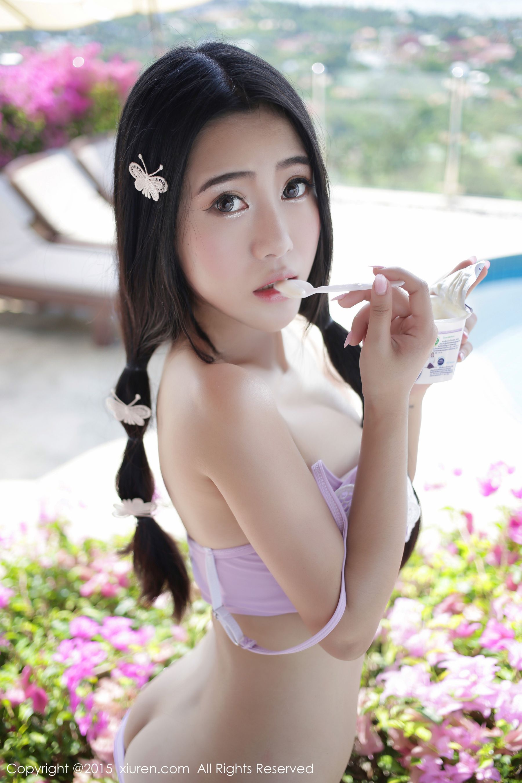 兜豆靓Youlina《苏梅旅拍》比基尼+COS猫女  No.445-图3