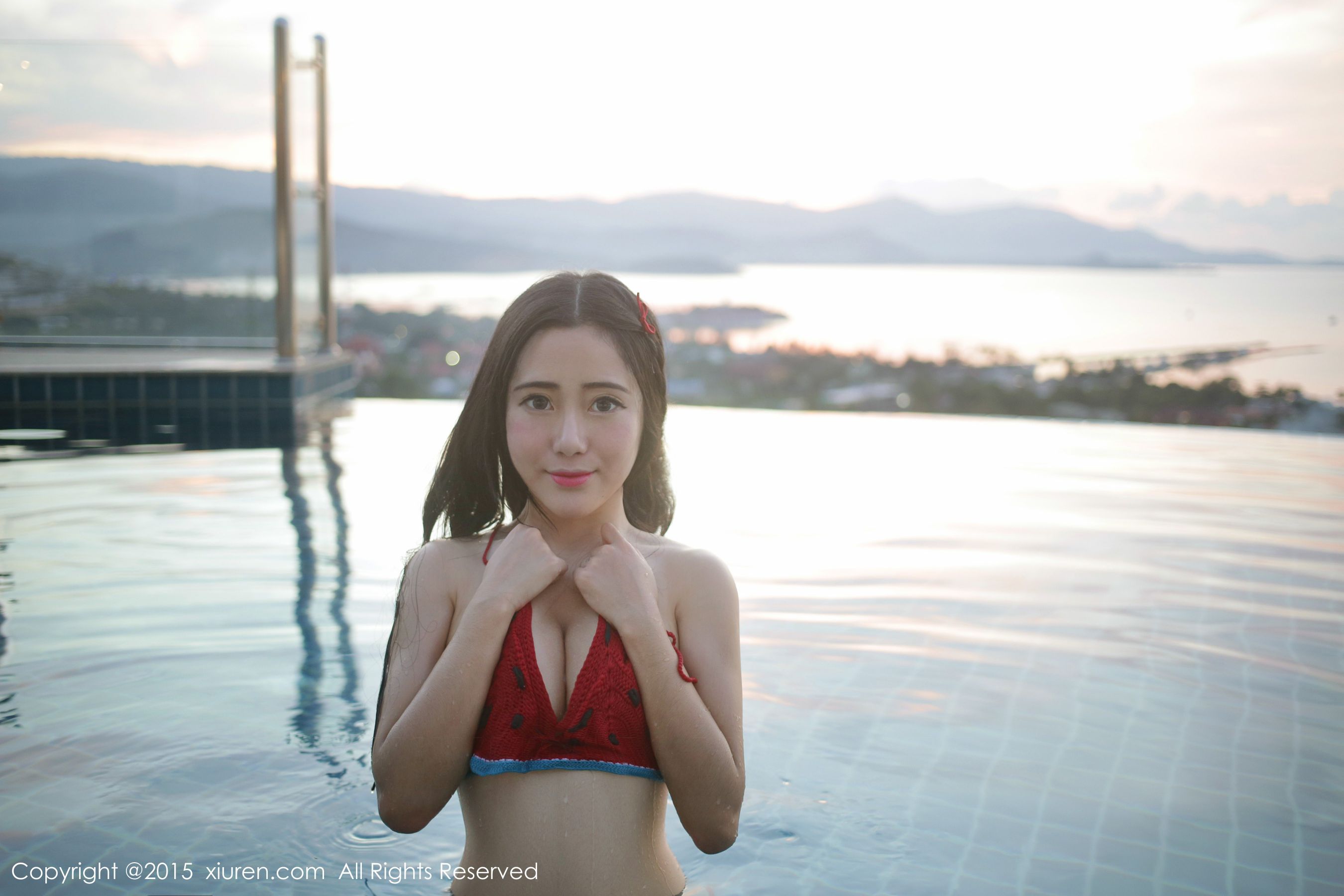 兜豆靓Youlina《苏梅旅拍》比基尼+COS猫女  No.445-图45