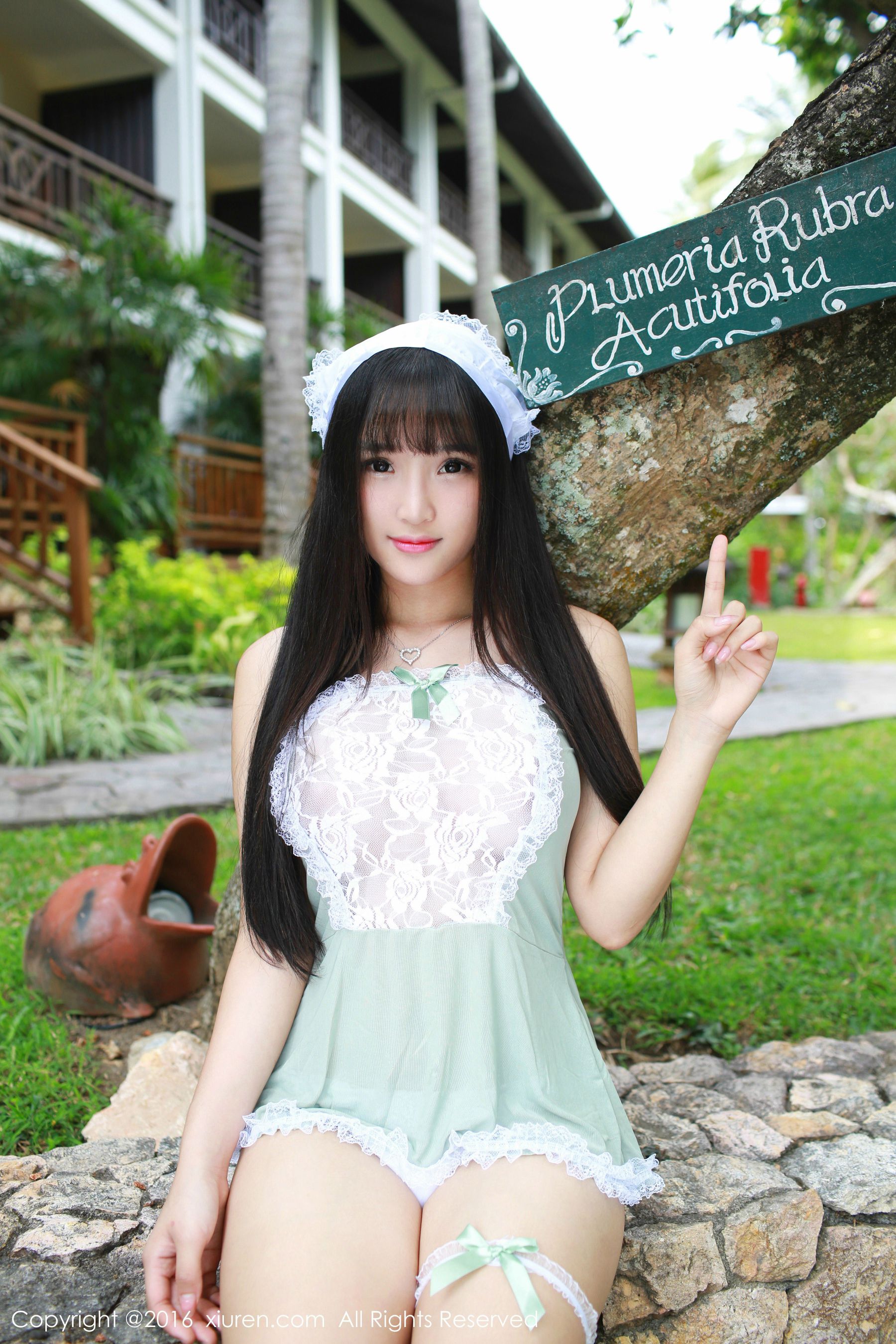 夏瑶baby《清新女仆装+可爱内衣》  No.463-图5