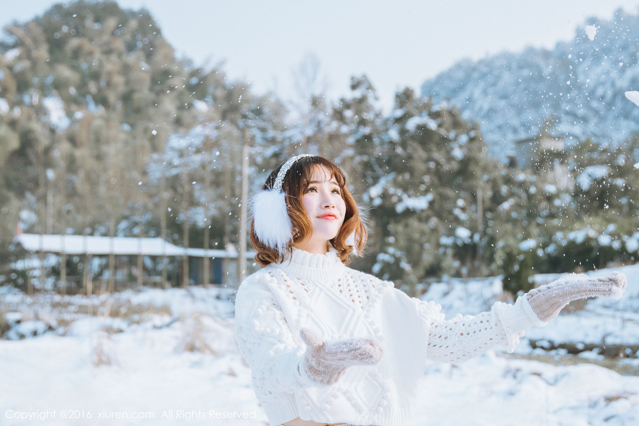 徐cake《新春雪景套图》  No.484-图17