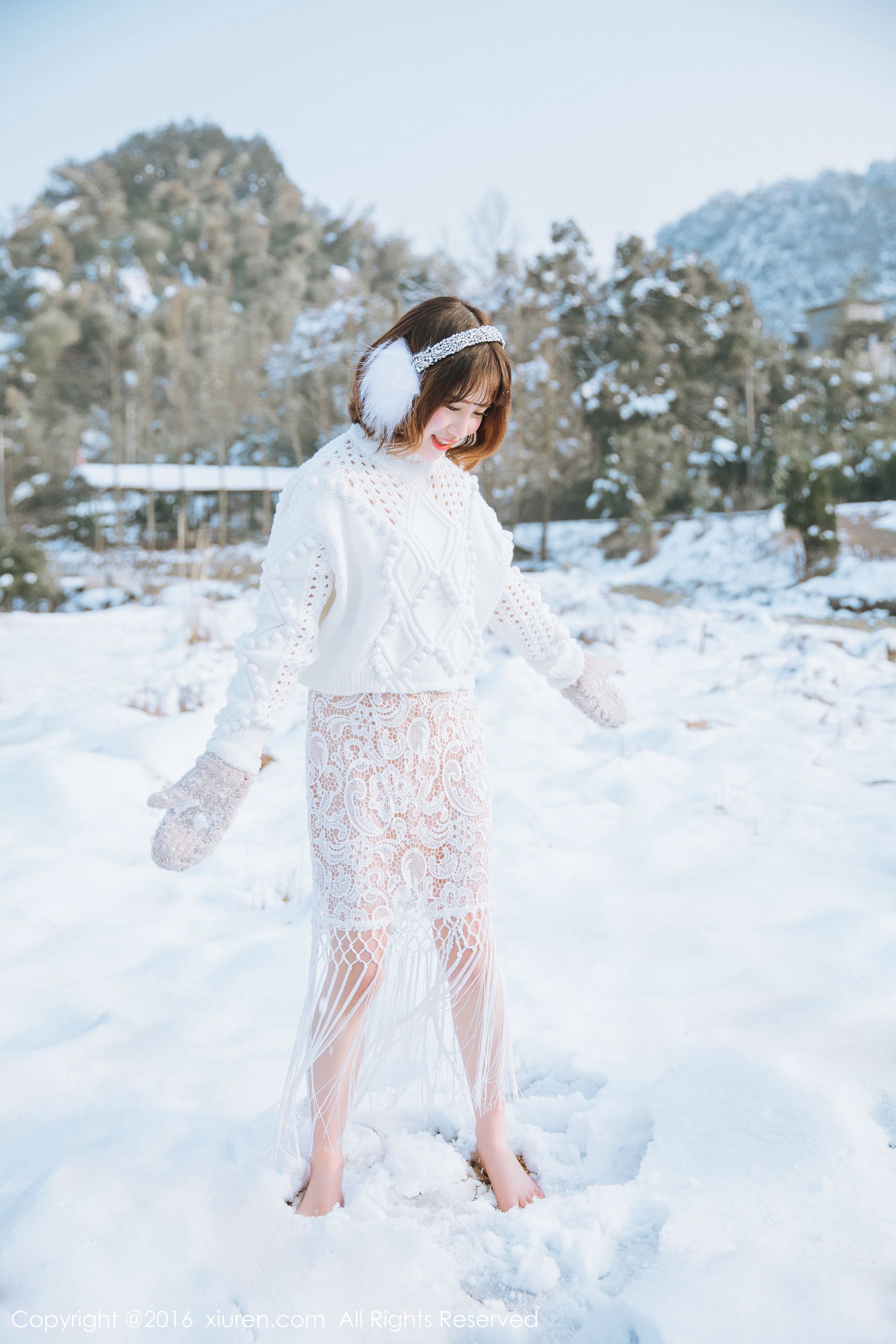 徐cake《新春雪景套图》  No.484-图18