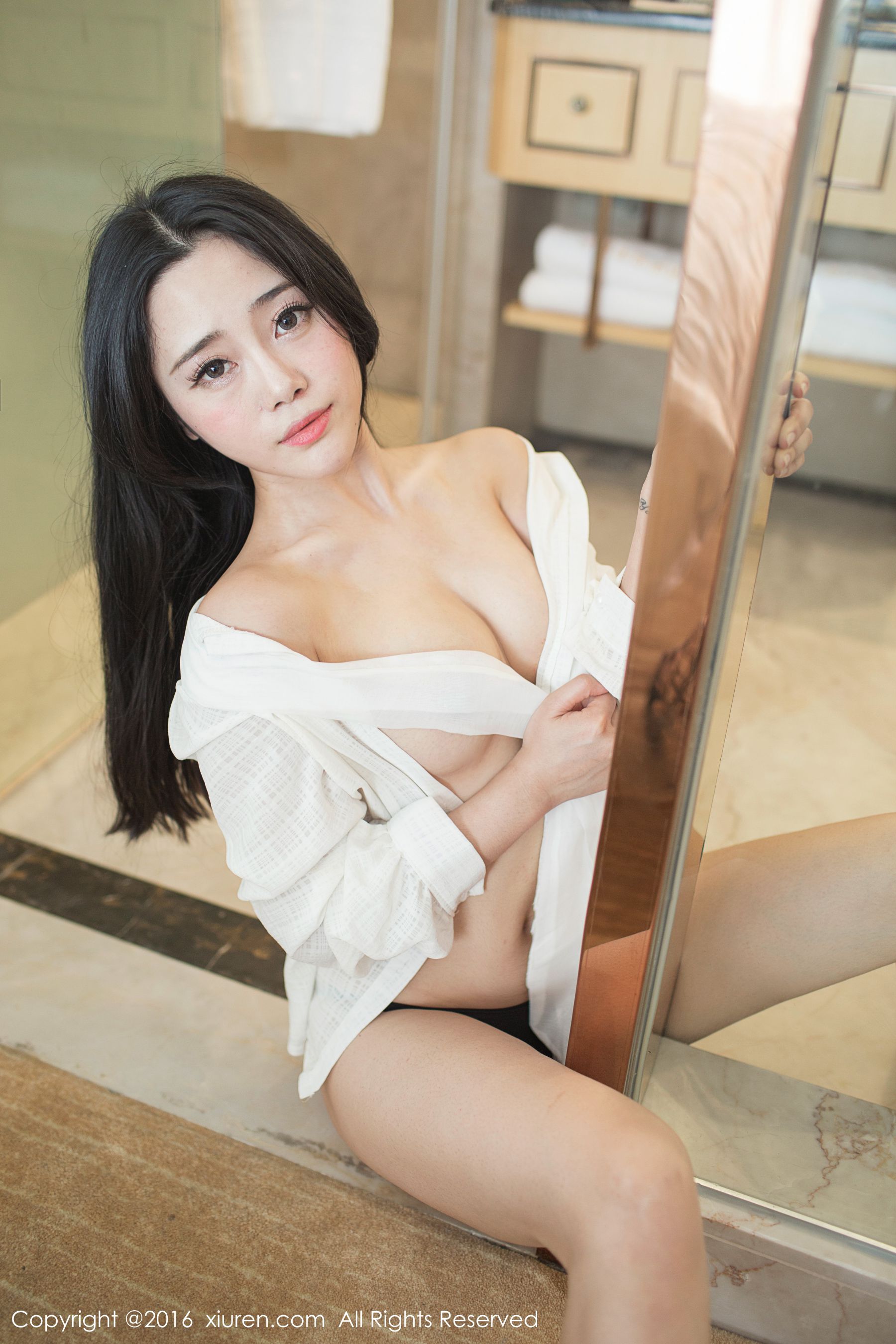 兜豆靓Youlina《迷彩服+浴室系列》  No.519-图39