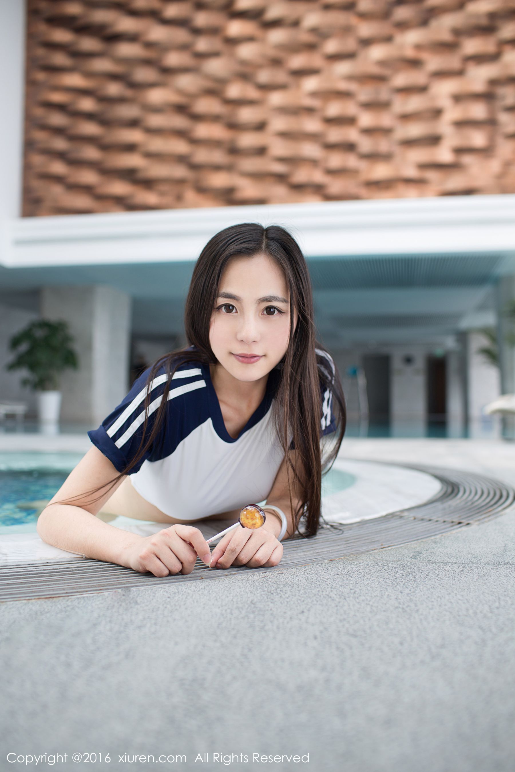 Moa小姐《厨娘装+比基尼》  No.521-图56
