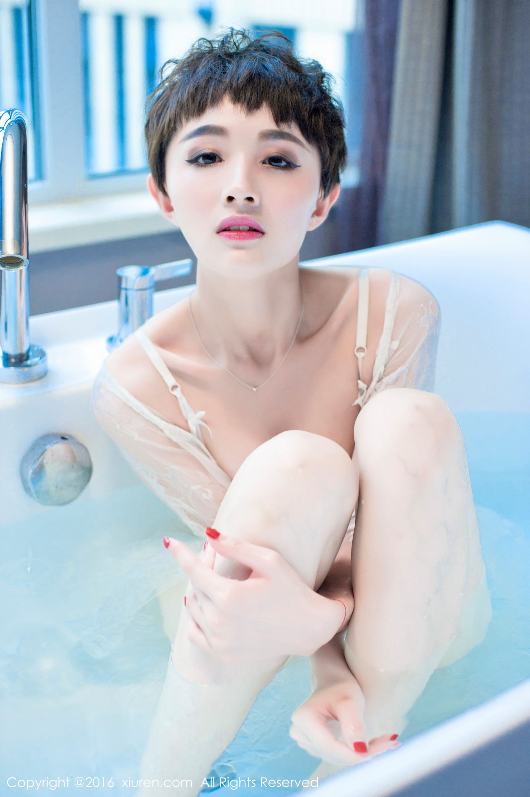 小杨幂@baby_kiki《制服衬衣、休闲内衬、浴缸湿身》  No.600-图15
