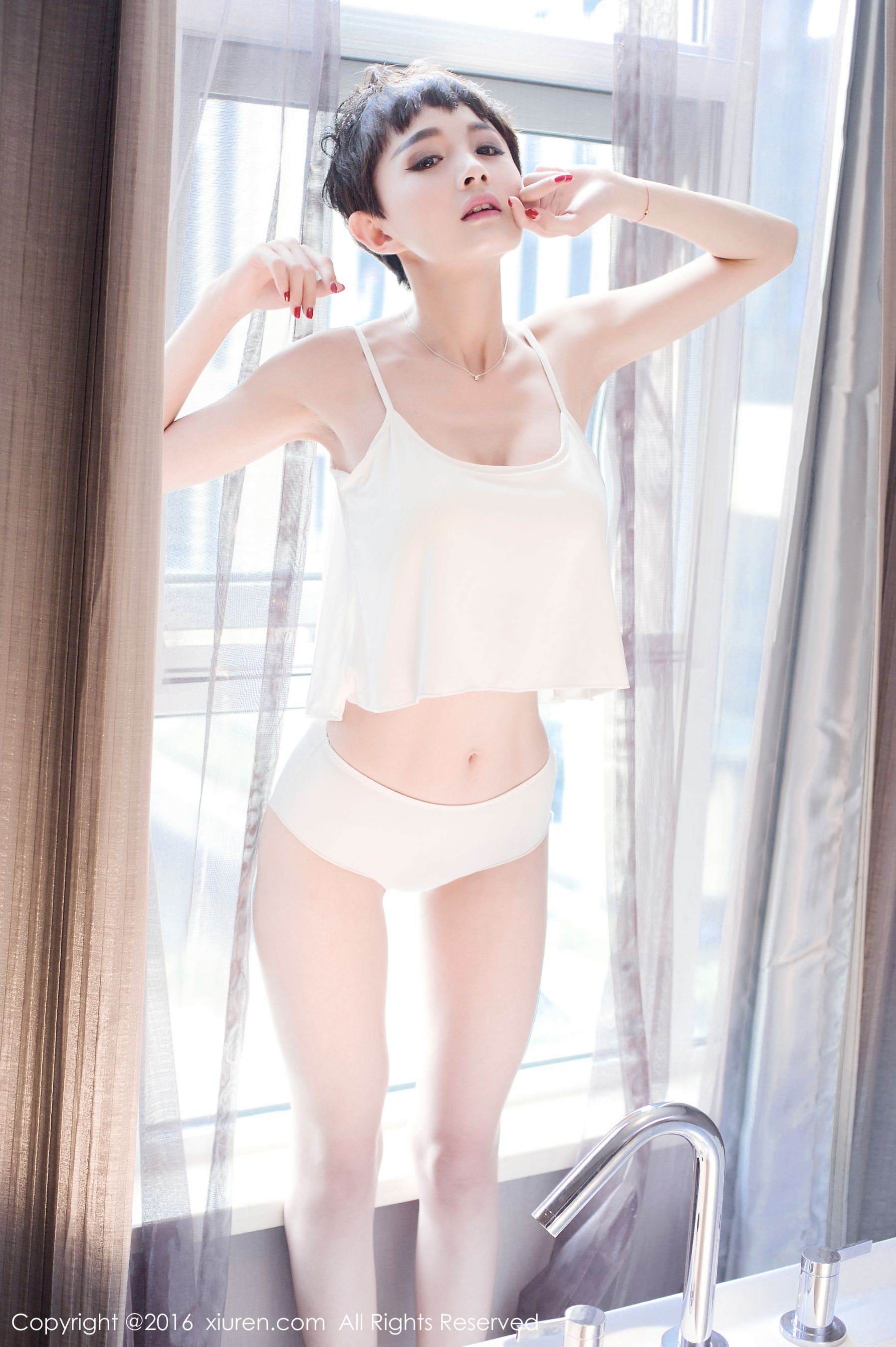 小杨幂@baby_kiki《制服衬衣、休闲内衬、浴缸湿身》  No.600-图3