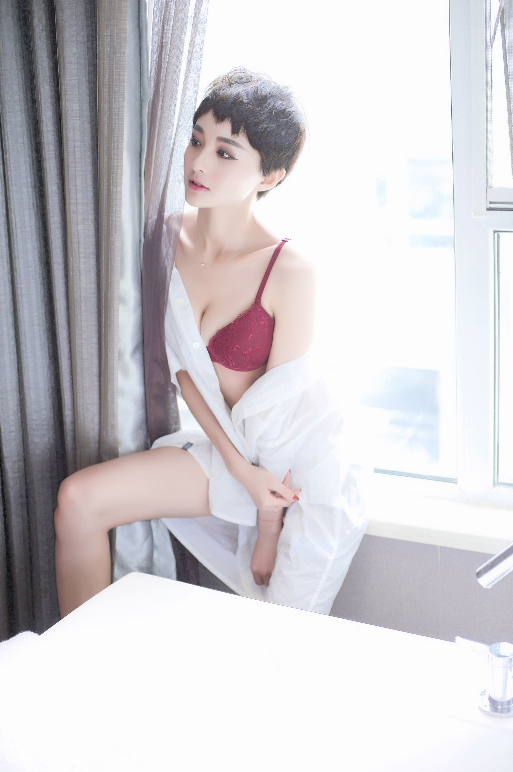 小杨幂@baby_kiki《制服衬衣、休闲内衬、浴缸湿身》  No.600-图40