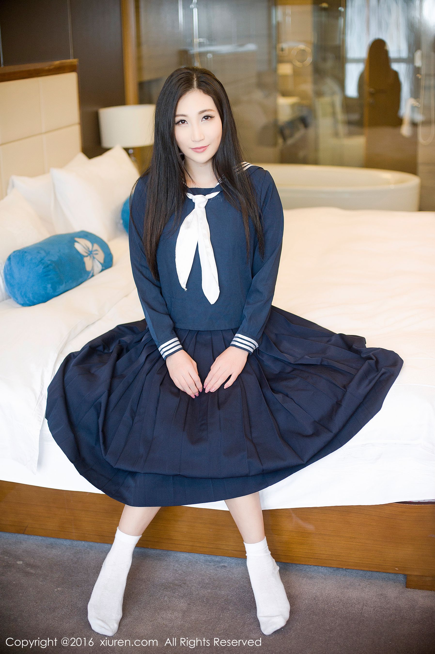 Wendy智秀《日系不良校服、婀娜粉色芭蕾服》  No.654-图0