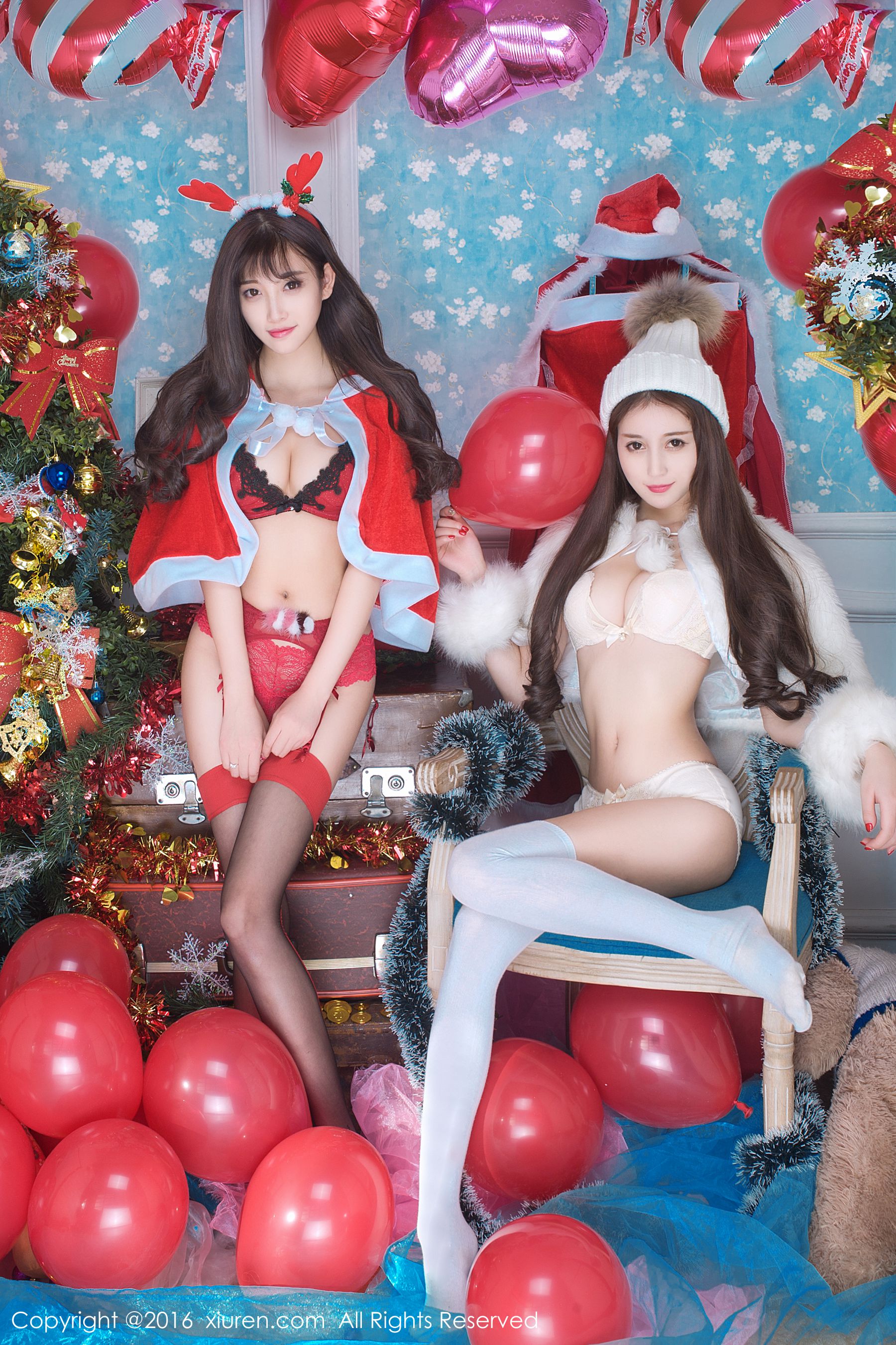 赵小米Kitty/sugar小甜心CC(杨晨晨)《圣诞节双人主题》  No.664-图20