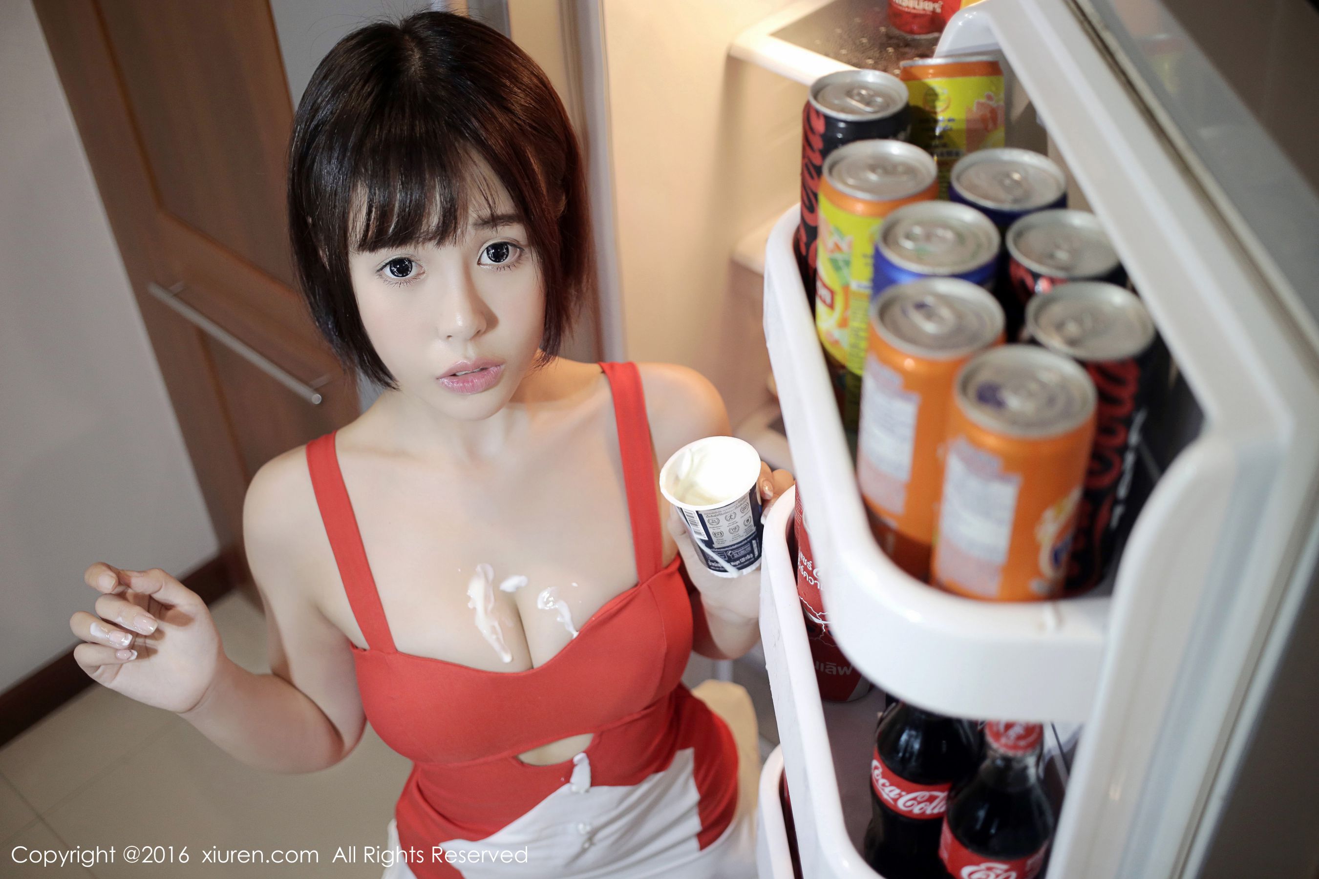 Evelyn艾莉《小红裙》  No.665-图17
