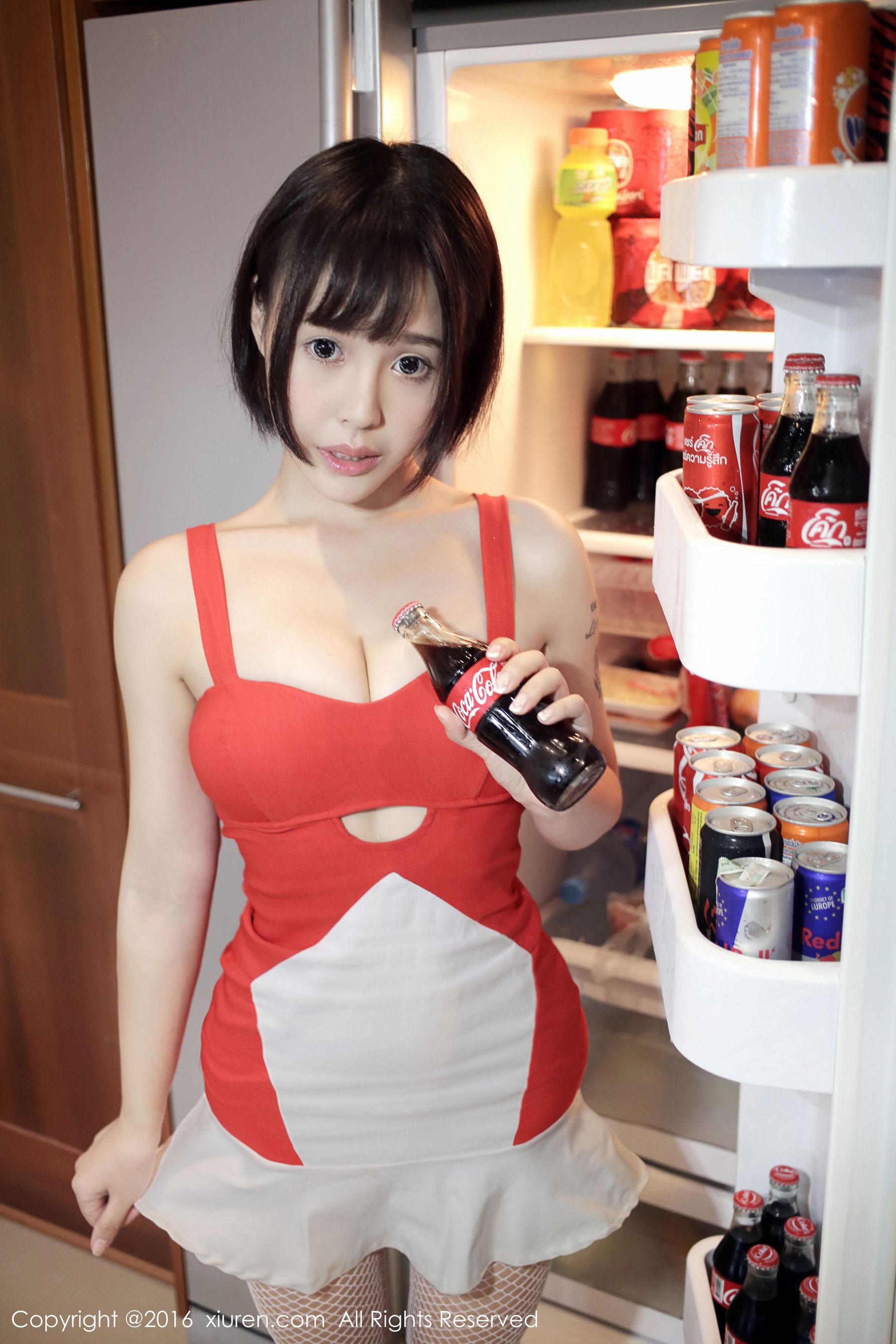 Evelyn艾莉《小红裙》  No.665-图6