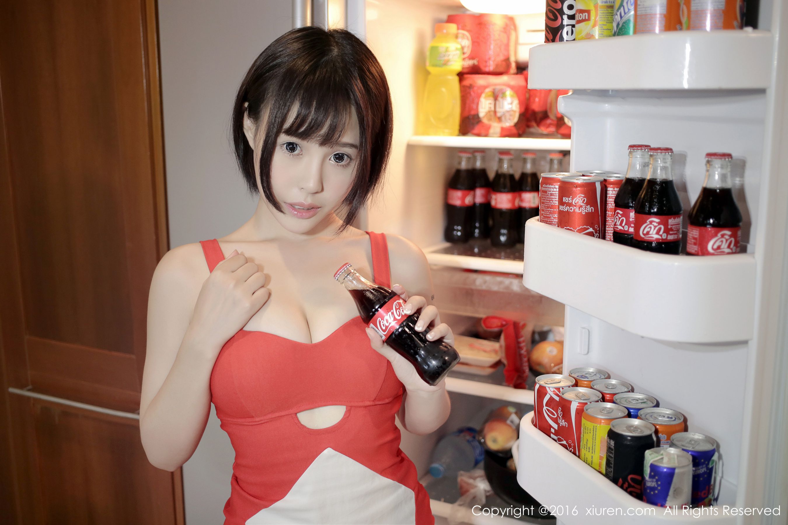 Evelyn艾莉《小红裙》  No.665-图7