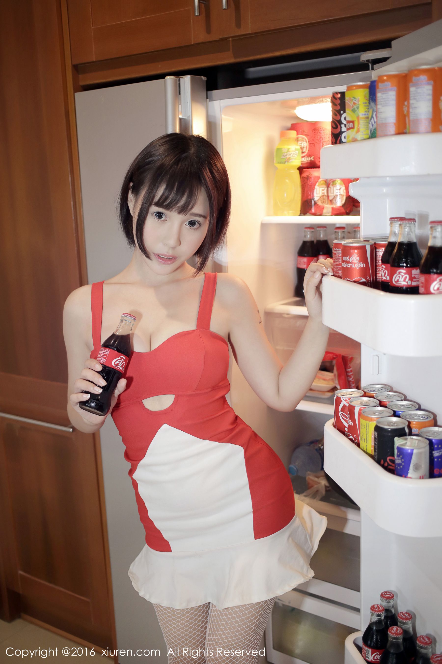 Evelyn艾莉《小红裙》  No.665-图8