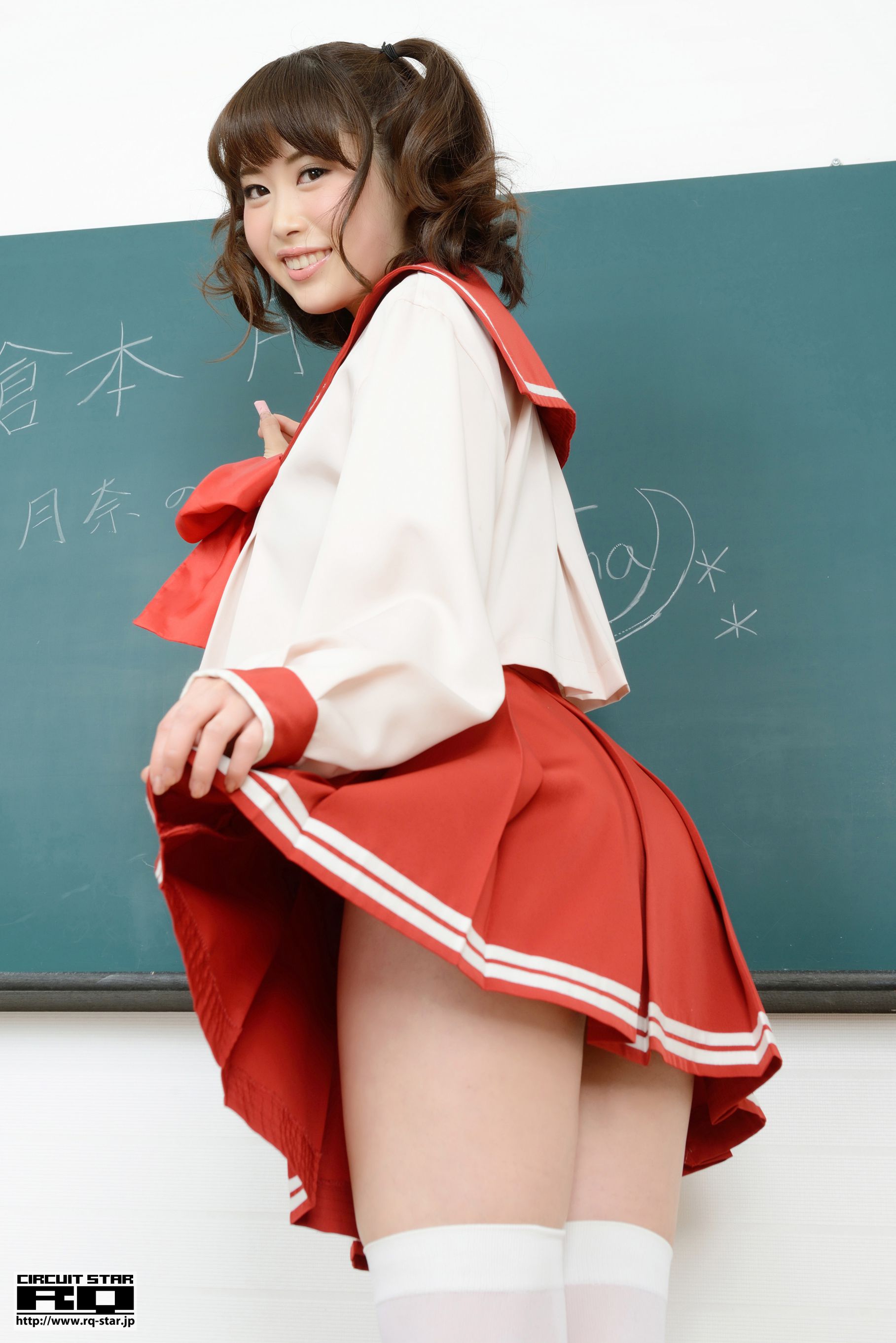 NO.00907 Tsukina Kuramoto 倉本月奈 School Girl 校服系列-图9