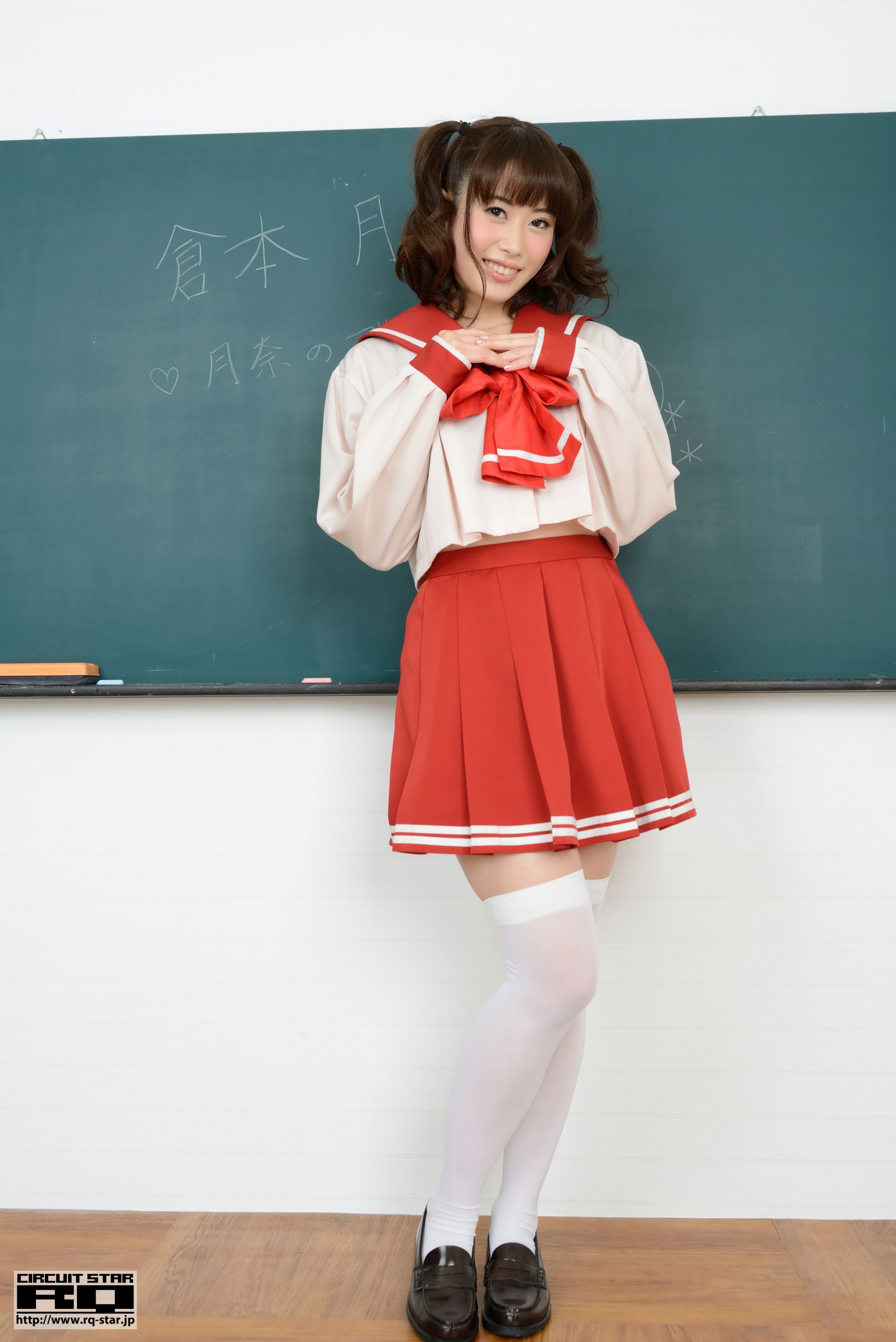 NO.00907 Tsukina Kuramoto 倉本月奈 School Girl 校服系列-图1