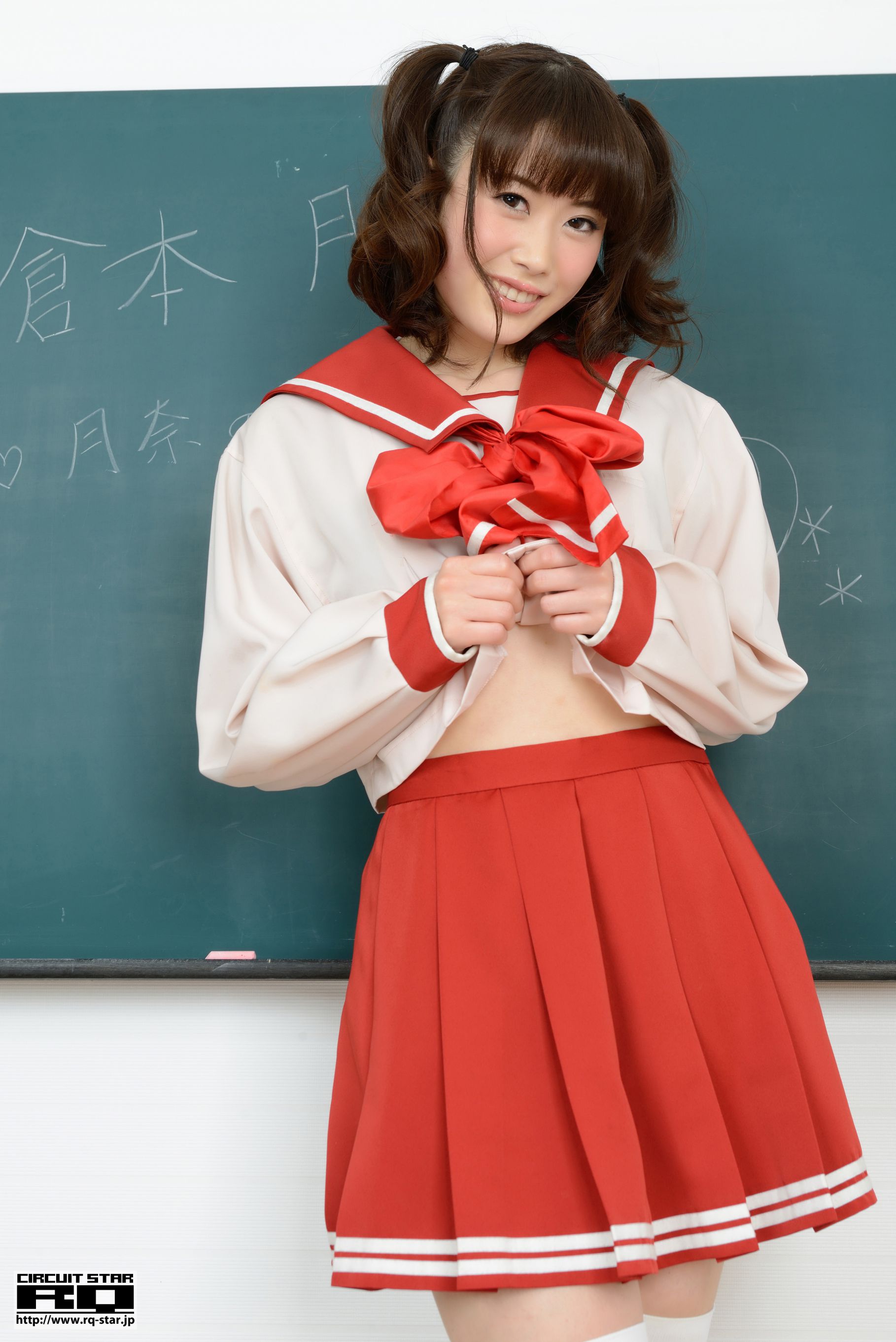 NO.00907 Tsukina Kuramoto 倉本月奈 School Girl 校服系列-图2