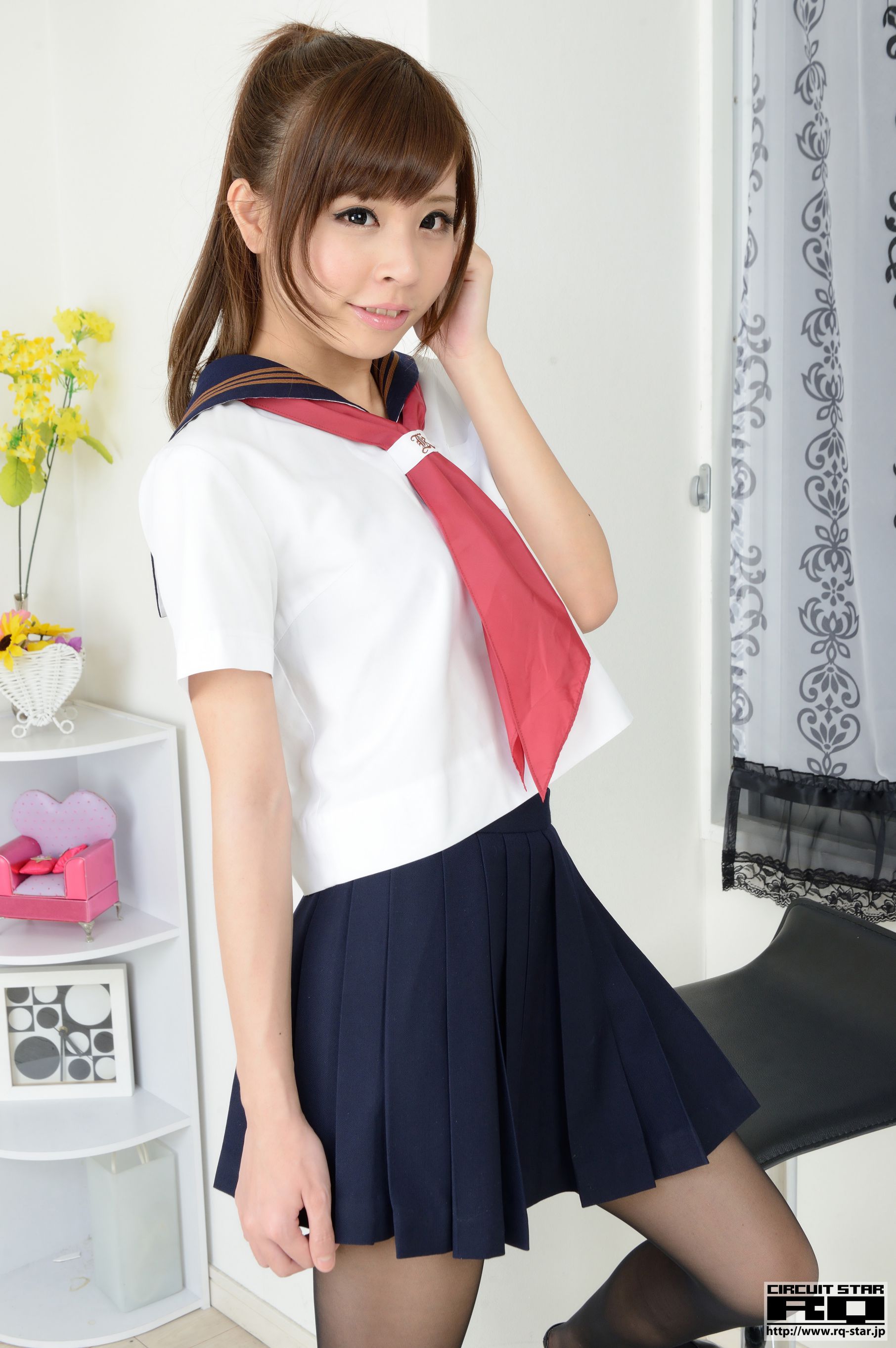 NO.00915 Mayu Hirose 広瀬茉夢 School Girl 校服黑丝-图66