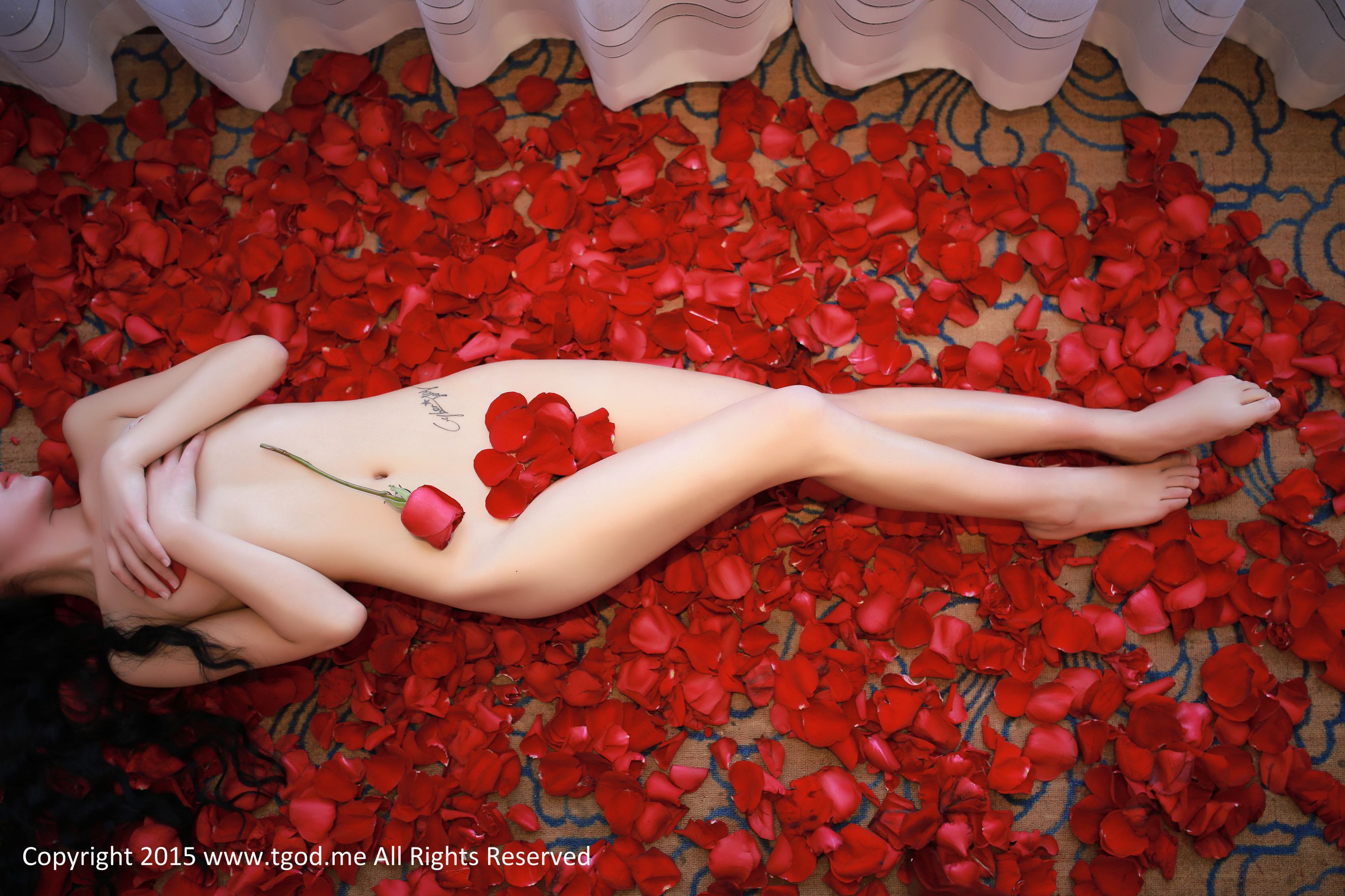 CyberJelly霜爷《玫瑰女神本性》私房写真-图18