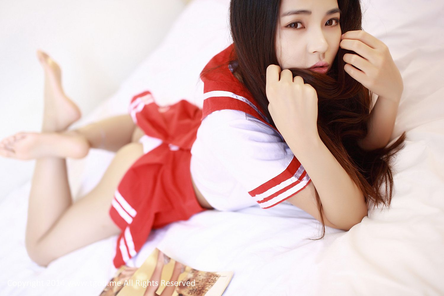演员晓艾《水手服的美少女》私房写真-图15
