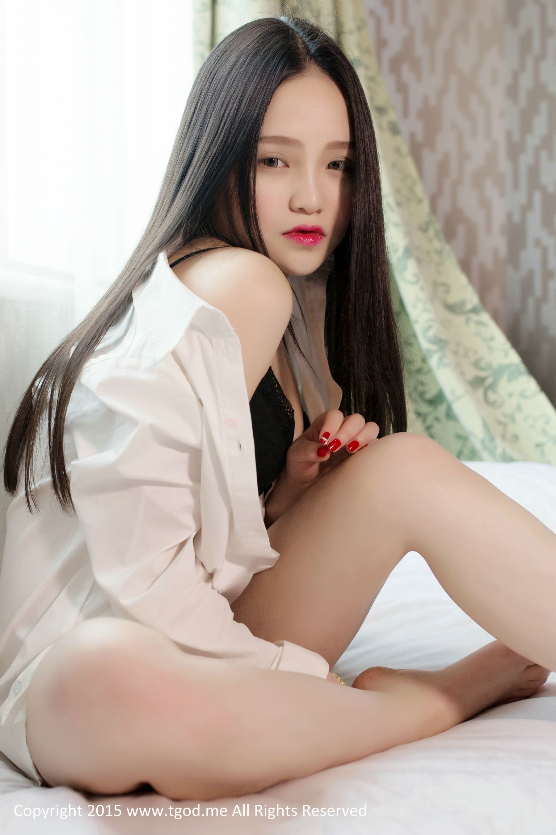 可爱女神佩佩Cassie 《皮草VS白衬衣》   写真集-图12