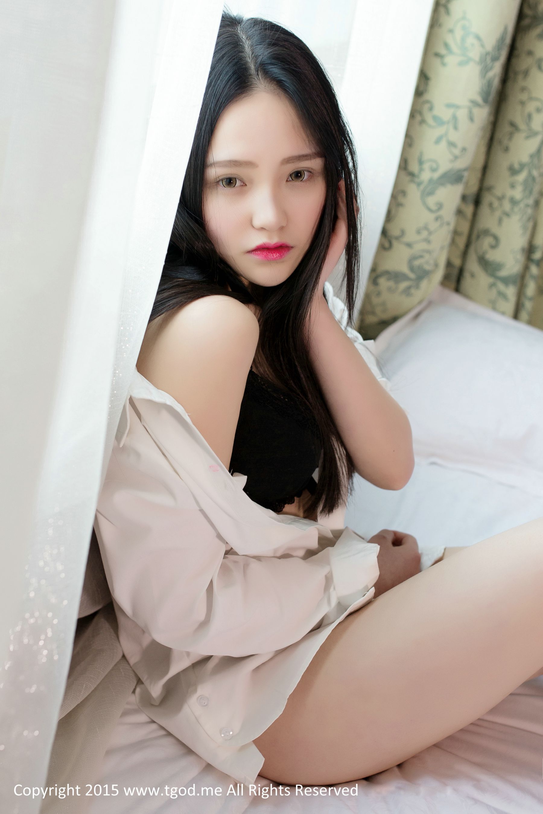 可爱女神佩佩Cassie 《皮草VS白衬衣》   写真集-图13