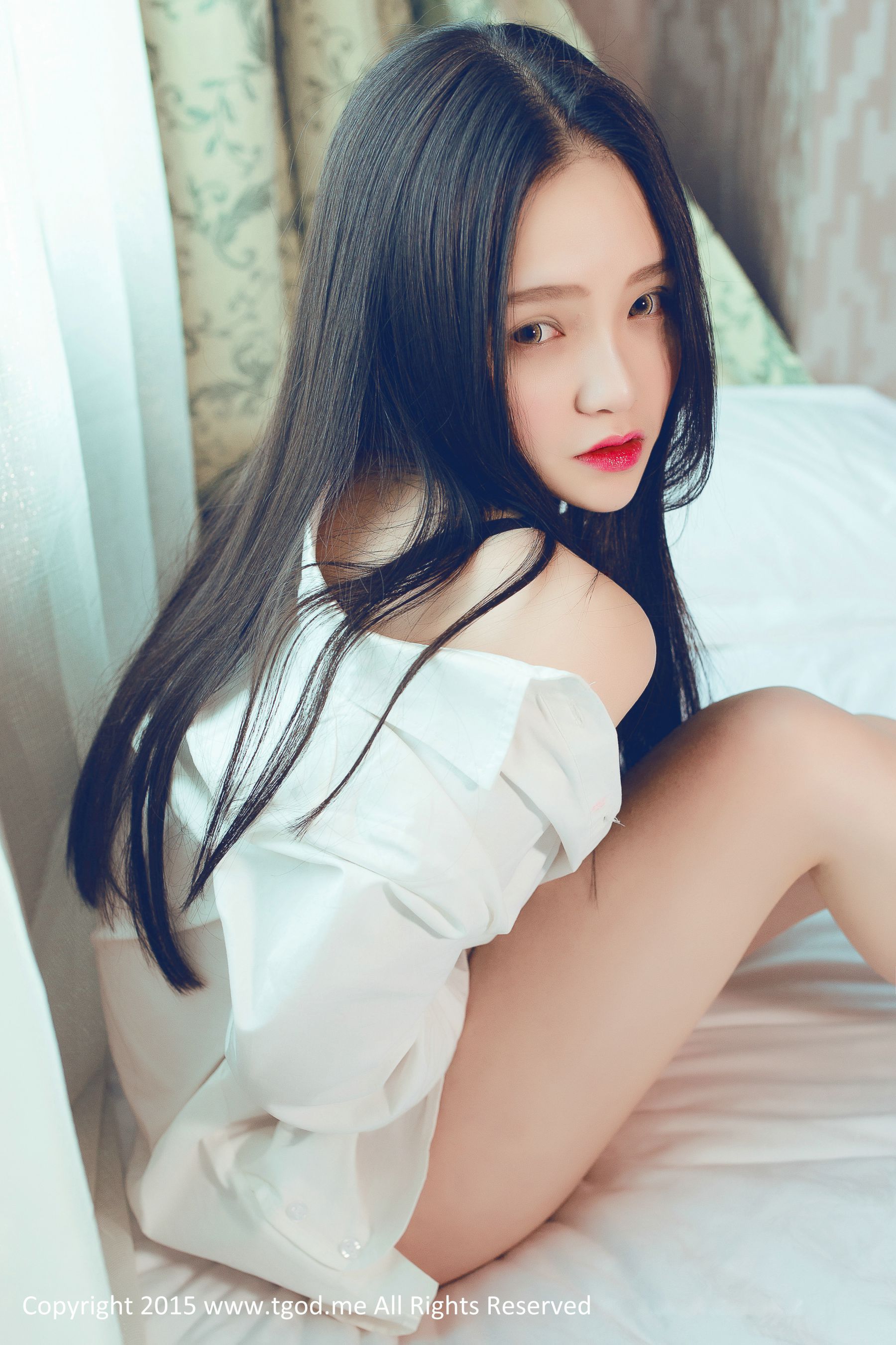 可爱女神佩佩Cassie 《皮草VS白衬衣》   写真集-图14