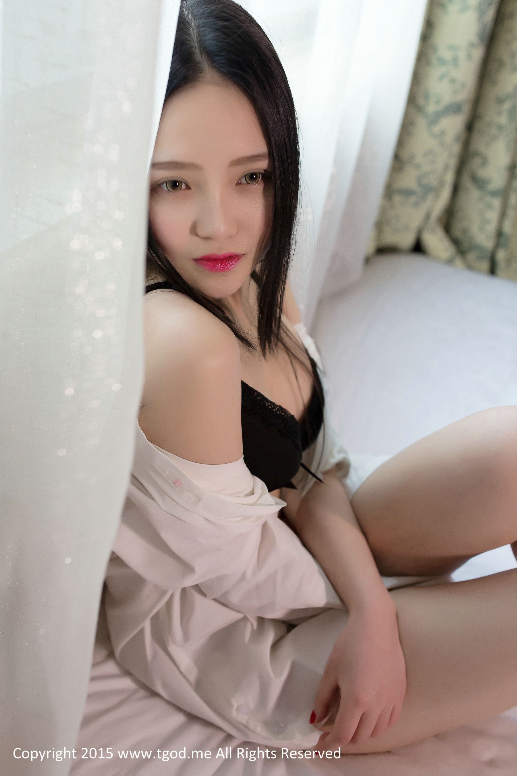 可爱女神佩佩Cassie 《皮草VS白衬衣》   写真集-图20