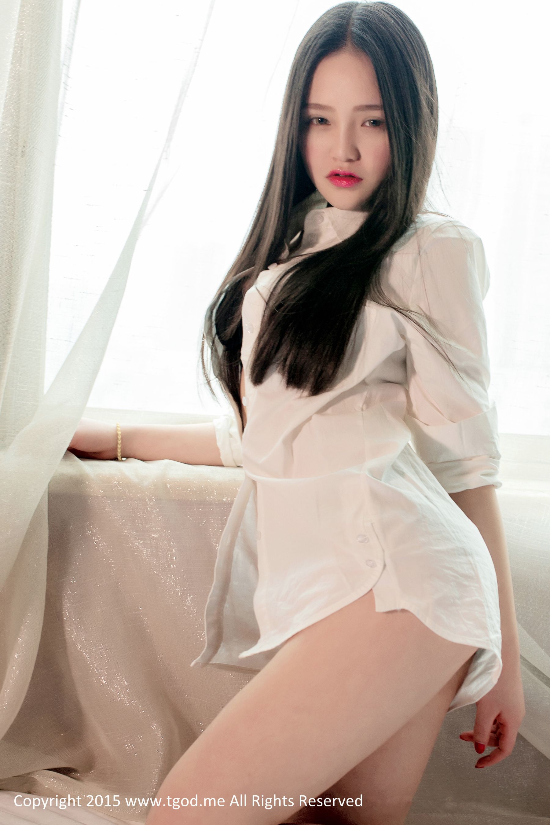 可爱女神佩佩Cassie 《皮草VS白衬衣》   写真集-图7