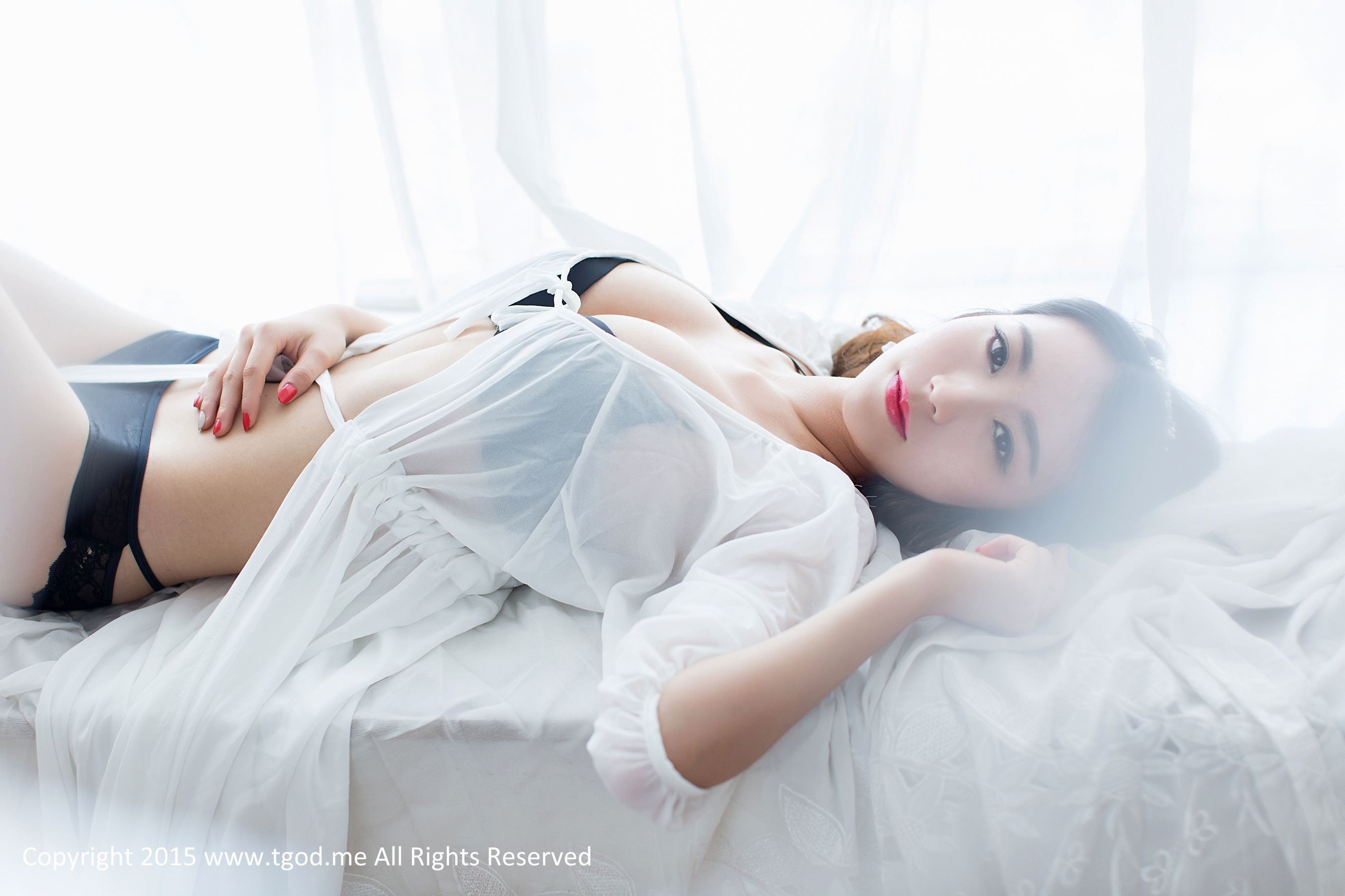 女神邓雪Sweet《蕾丝的诱惑》日系写真集-图0