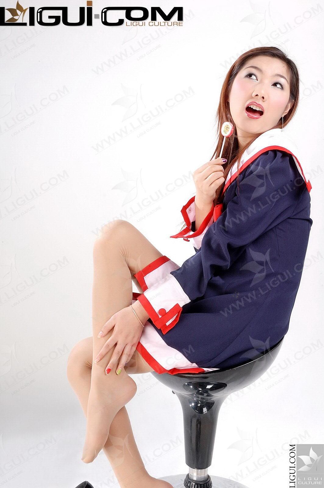 Model 丝丝《学生年代的青春幻想》  丝足写真图片-图48