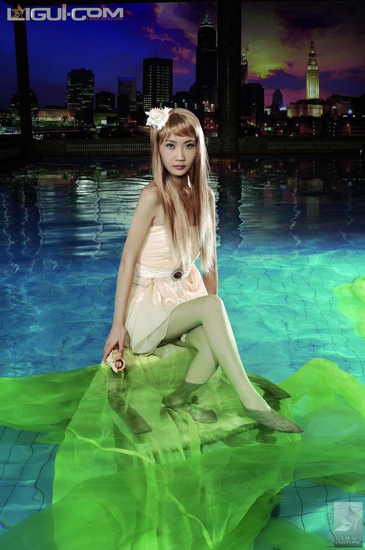 Model 马鑫茹《人鱼的梦想》  丝足写真图片-图13