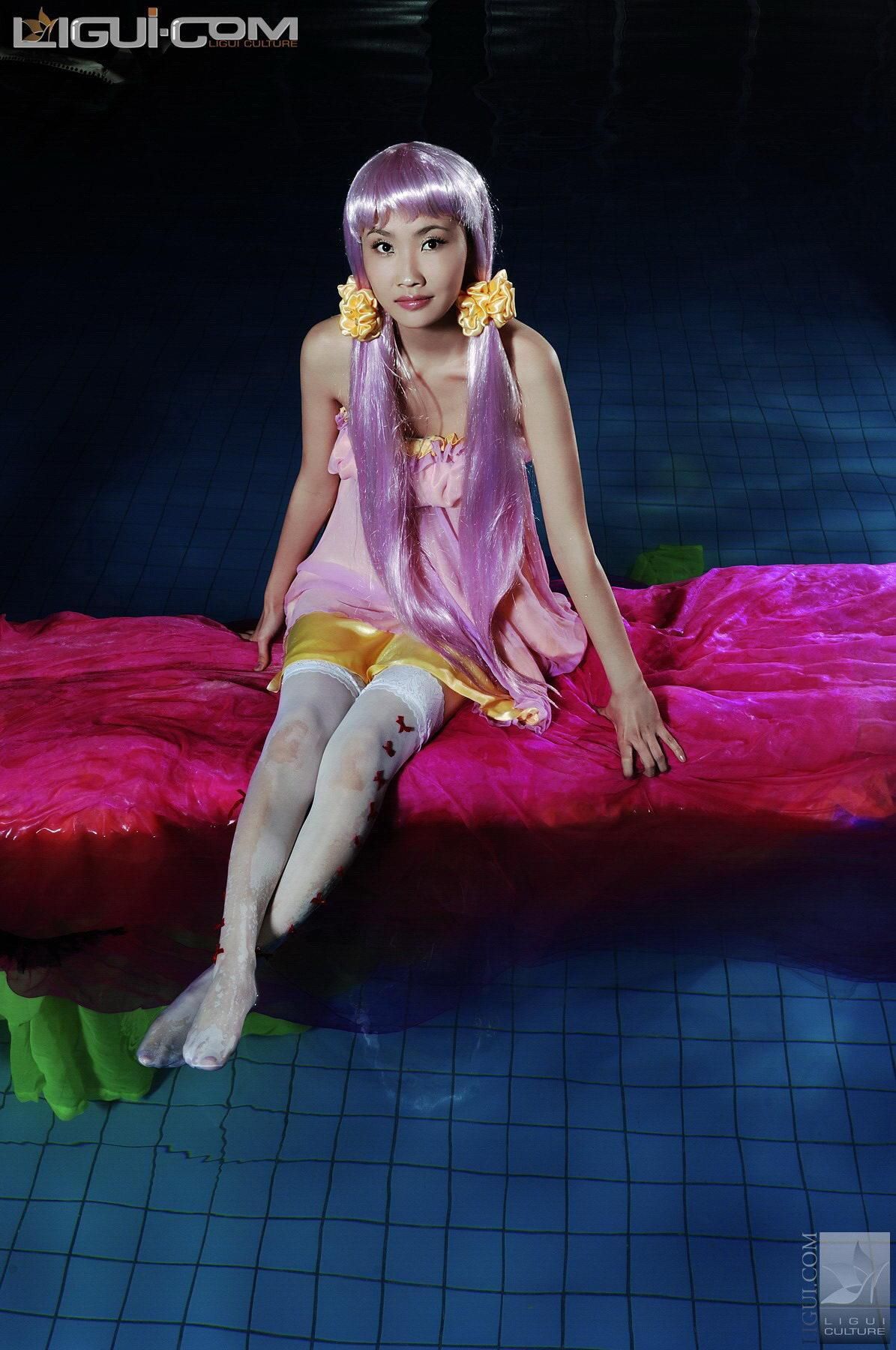 Model 马鑫茹《人鱼的梦想》  丝足写真图片-图17