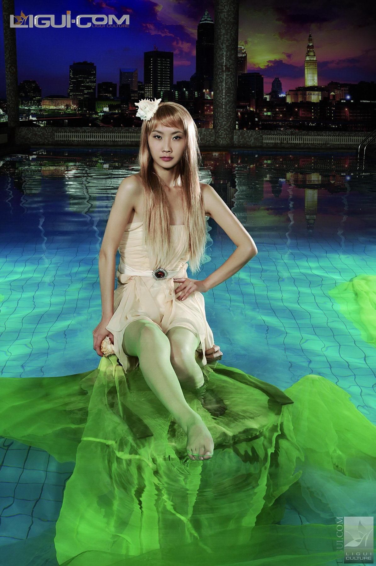Model 马鑫茹《人鱼的梦想》  丝足写真图片-图18