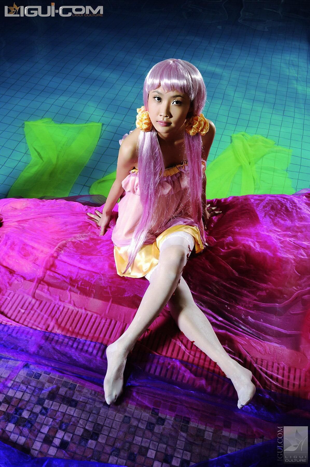 Model 马鑫茹《人鱼的梦想》  丝足写真图片-图1