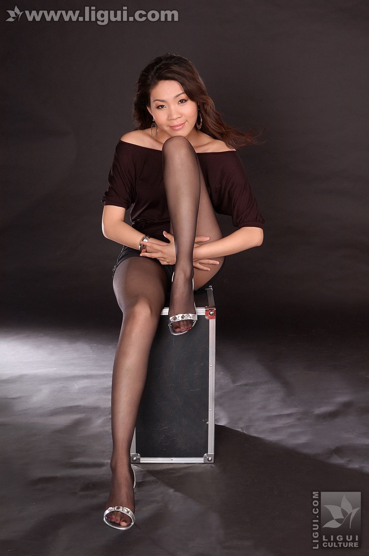 Model 安琪《魅惑黑丝触动“底线欲望的精彩”》  丝足写真图片-图13