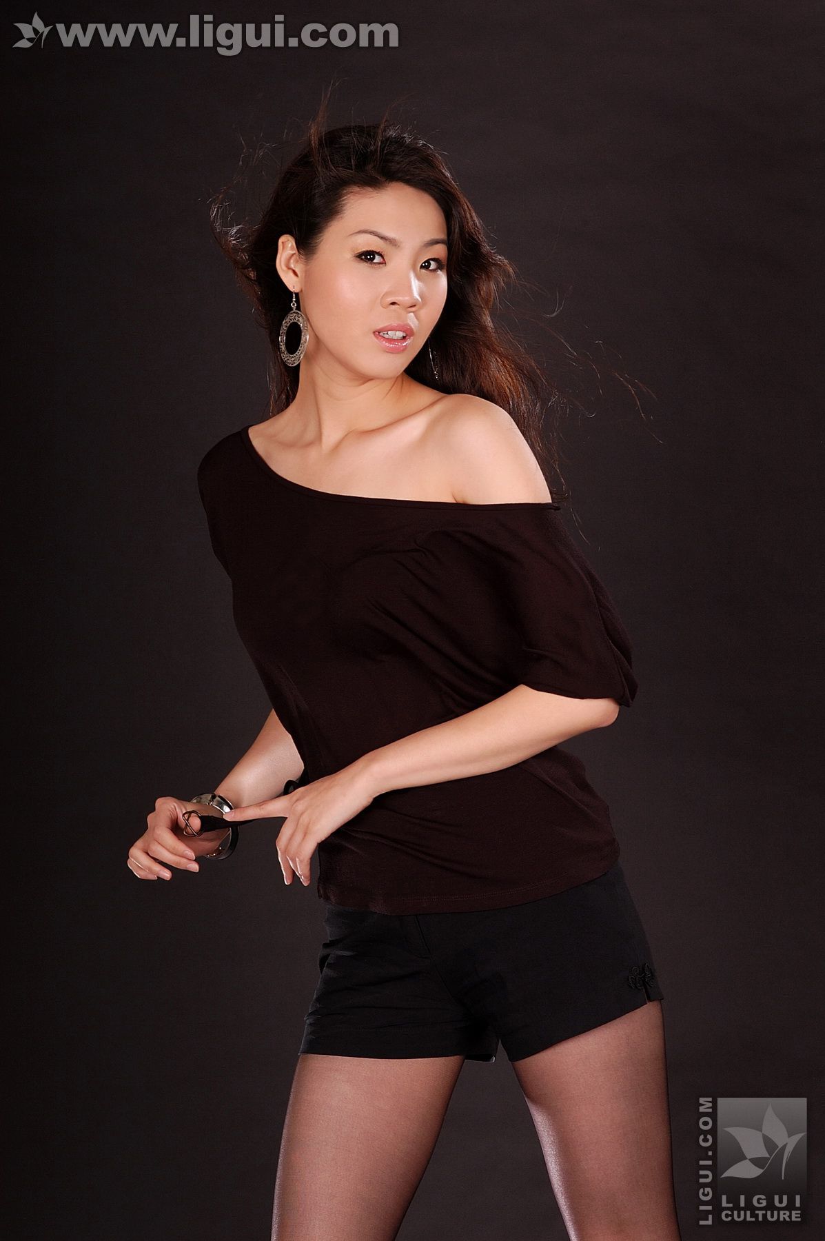 Model 安琪《魅惑黑丝触动“底线欲望的精彩”》  丝足写真图片-图7