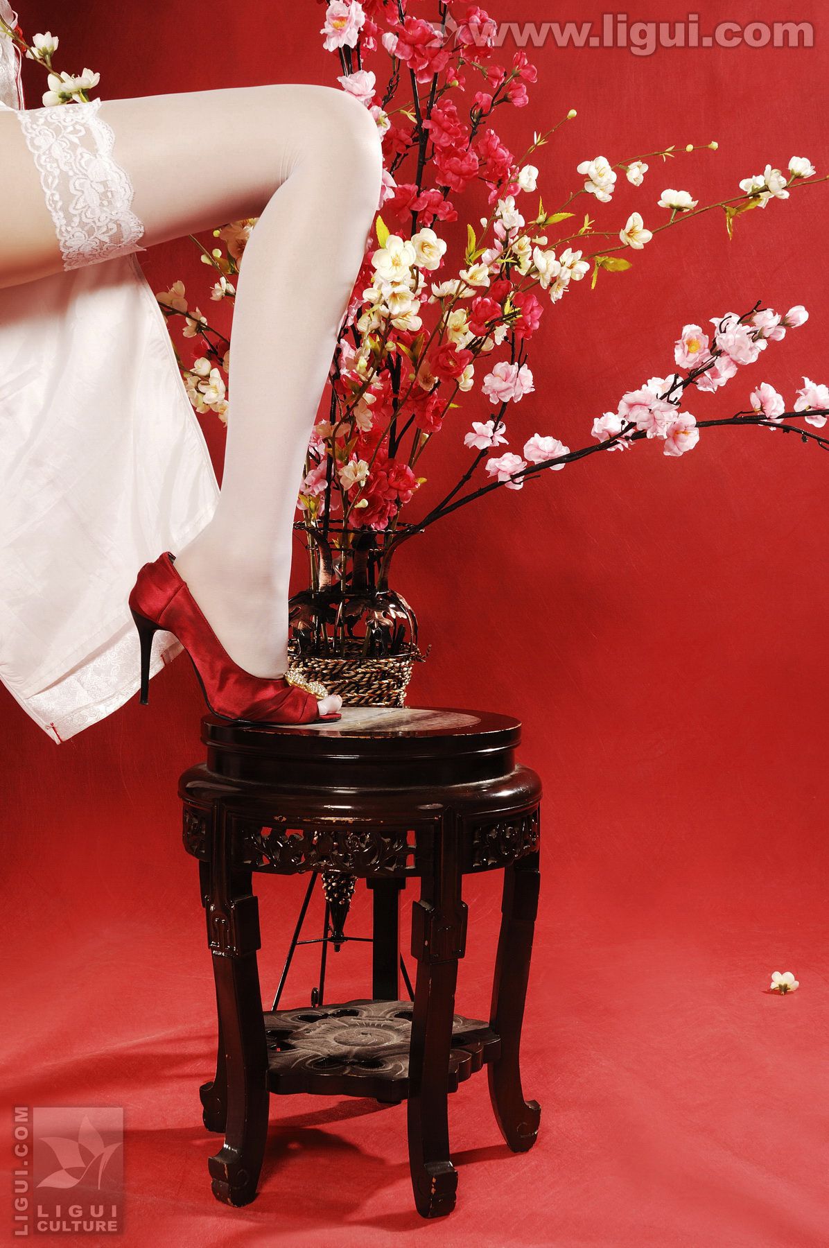《丽柜模特这里给您拜年了》 新年特刊丝足写真图片-图9