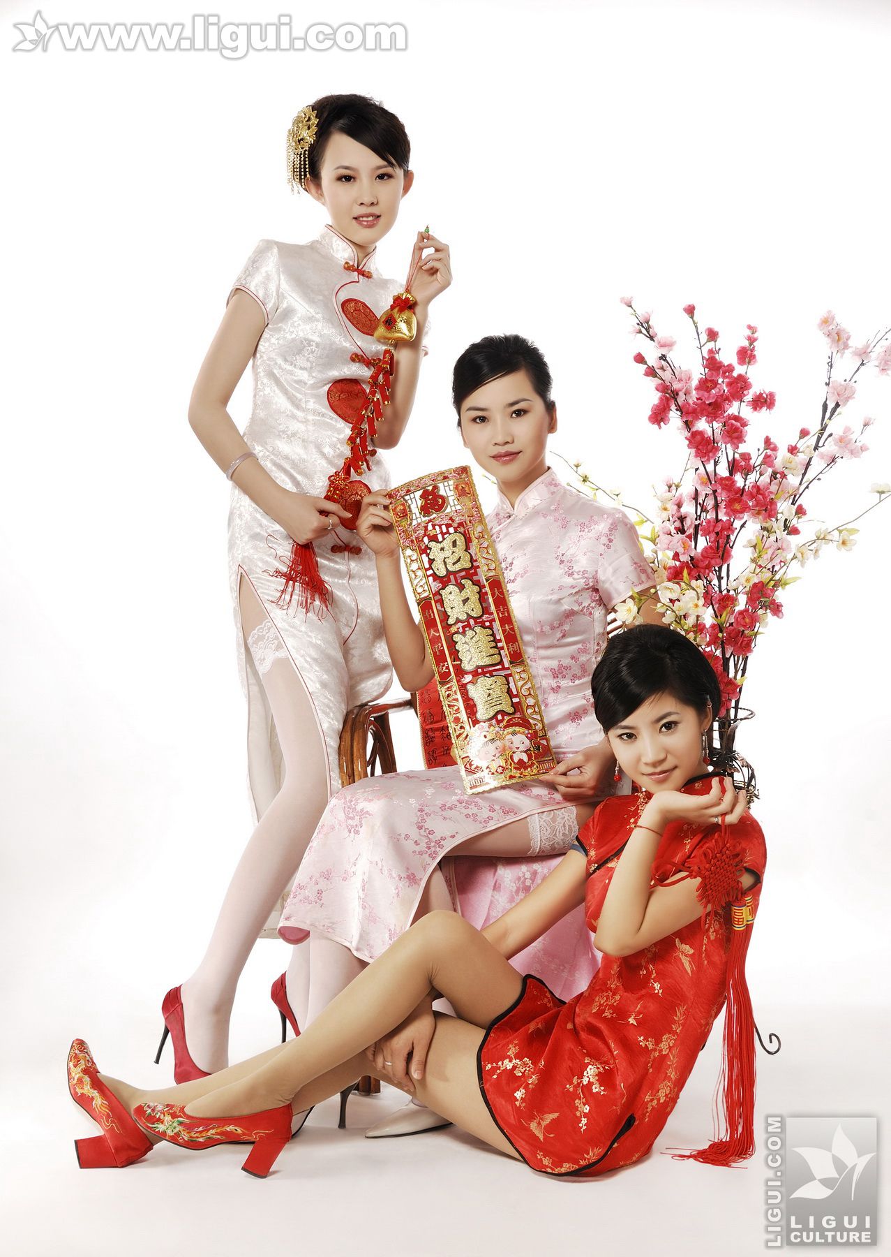 《丽柜模特这里给您拜年了》 新年特刊丝足写真图片-图13