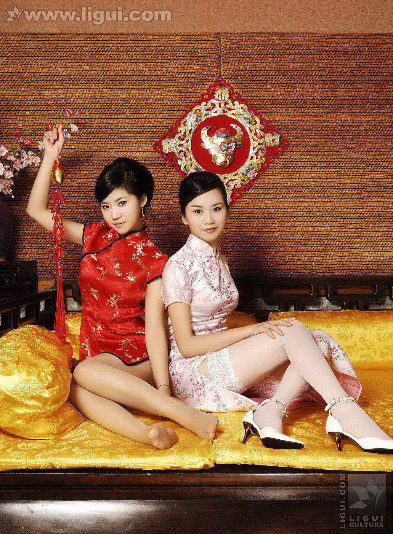 《丽柜模特这里给您拜年了》 新年特刊丝足写真图片-图27