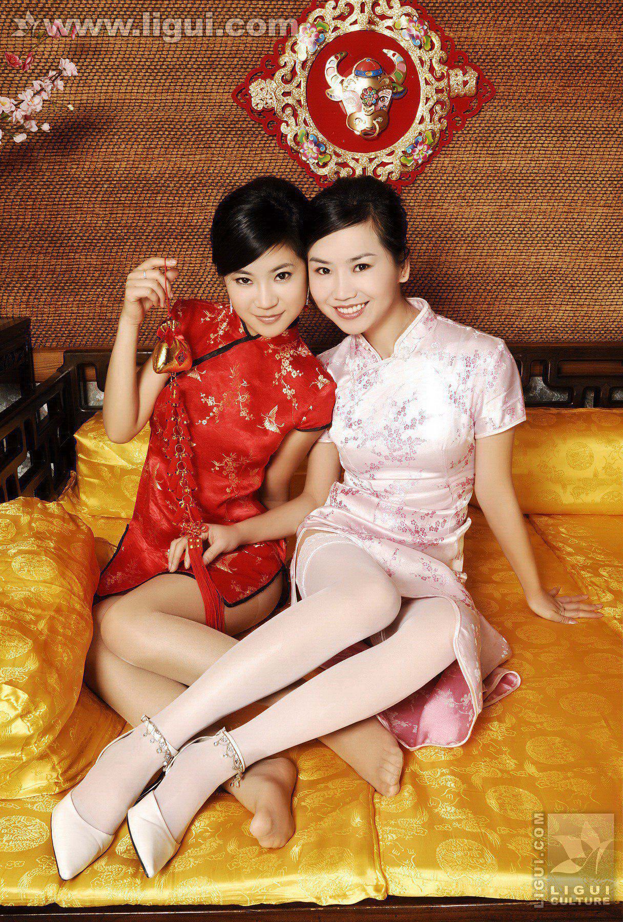 《丽柜模特这里给您拜年了》 新年特刊丝足写真图片-图29