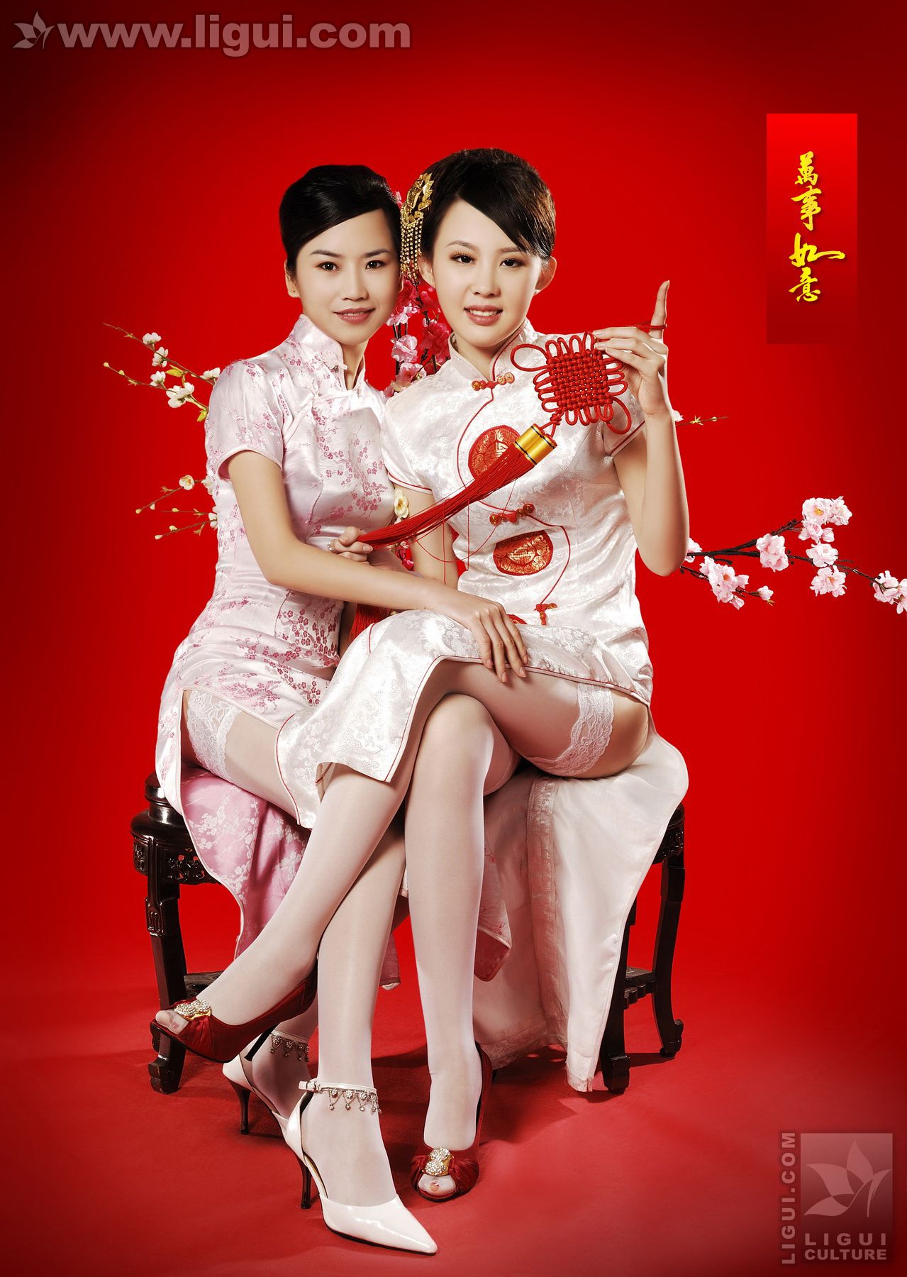 《丽柜模特这里给您拜年了》 新年特刊丝足写真图片-图5