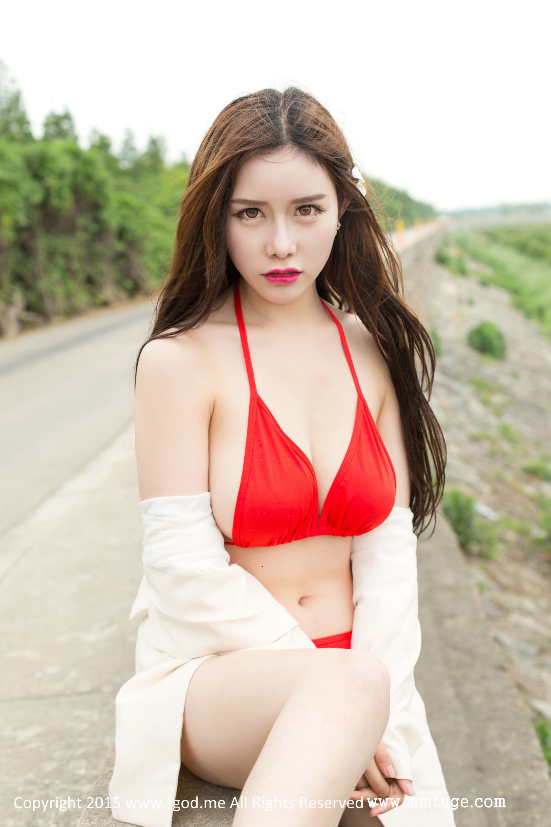 于姬Una《巨无霸唯美秀深V》  写真集-图25