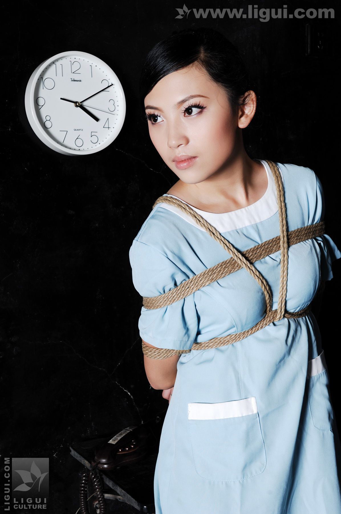 Model 左左《捆绑中的缠绵诱惑》  美腿玉足写真图片-图16